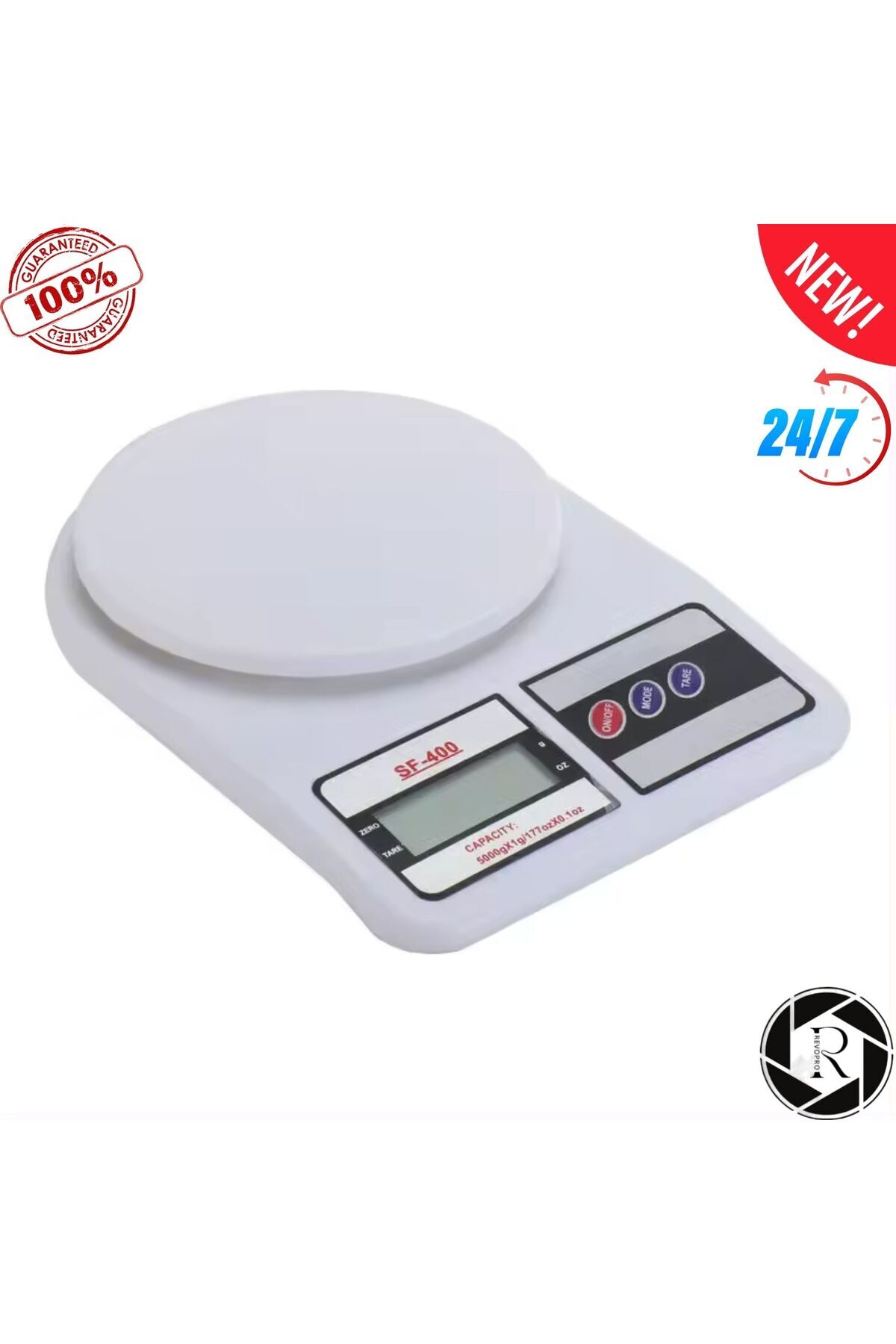 REVOPRO Dijital Hassas Mutfak Tartısı - Mutfak Terazisi-hassas Ölçüm 10 Kg