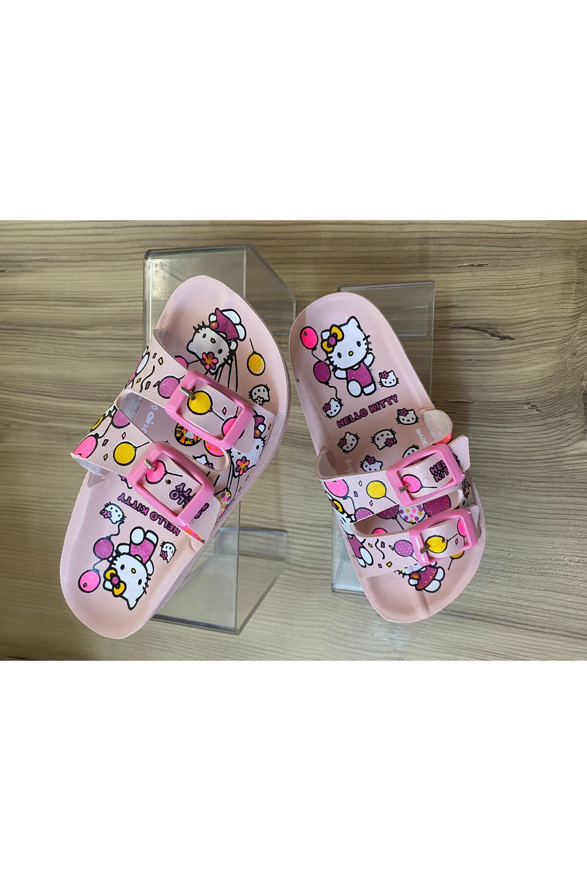 Eylül Spor-Hello Kitty cu model Talpă anti-alunecare Mare Plajă Piscina Baie Grădină Papuci pentru fete 5