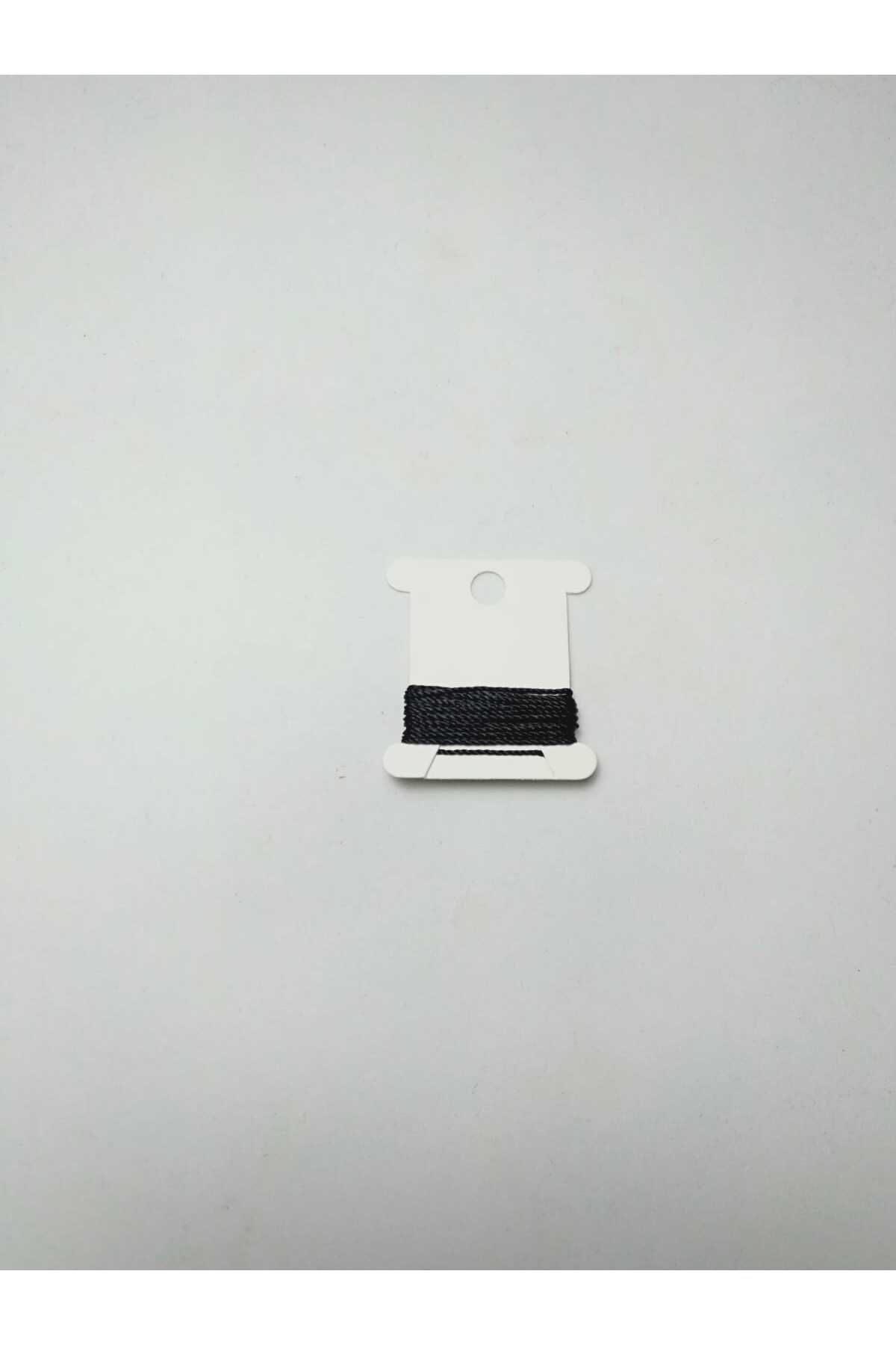 0.8 Mm 1 Metre Tesbih İpi Siyah