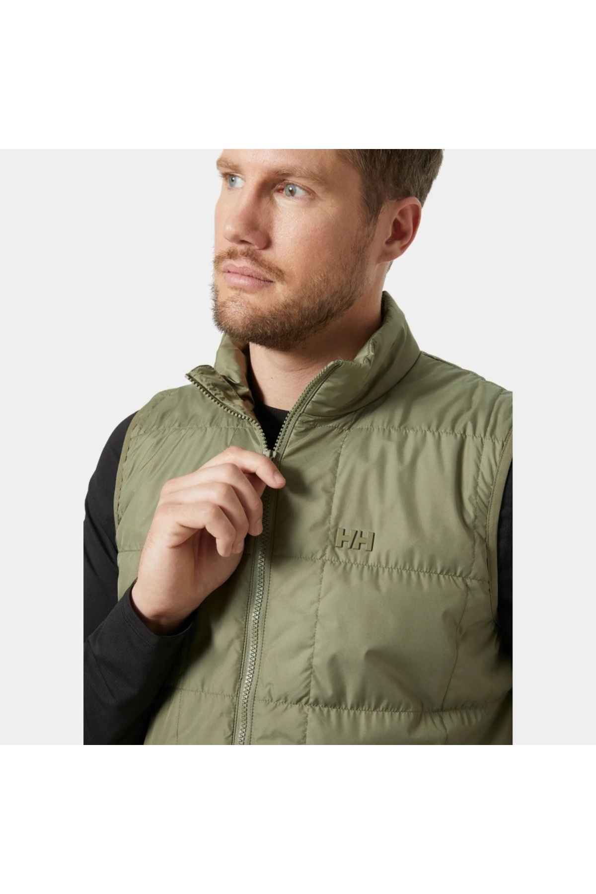 Helly Hansen Vika Light Ins Erkek Yelek HHA.53351.HHA.421 Yeşil görsel 4