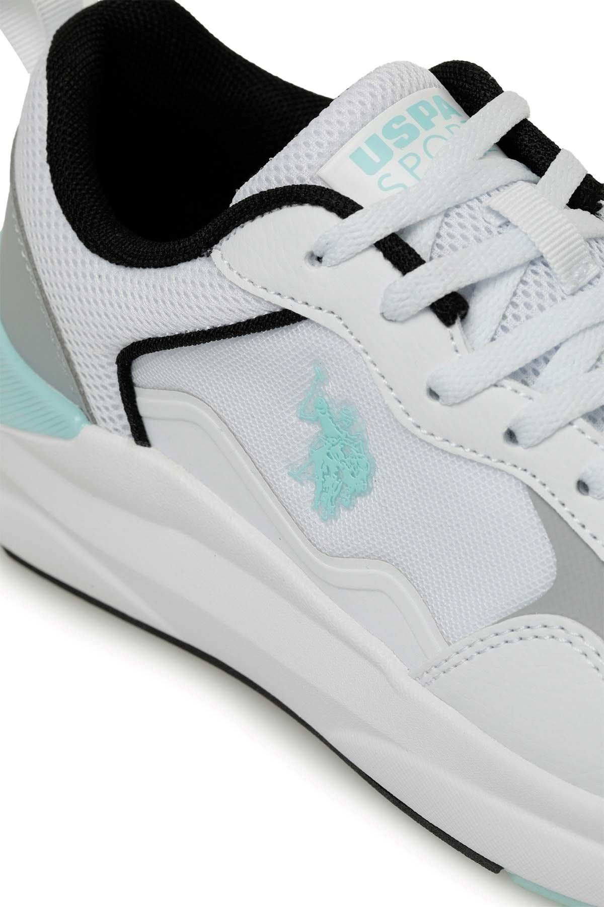 کفش پیاده روی سفید زنانه پایه. چوگان Assn. 4fx رنگ U.S. Polo Assn.