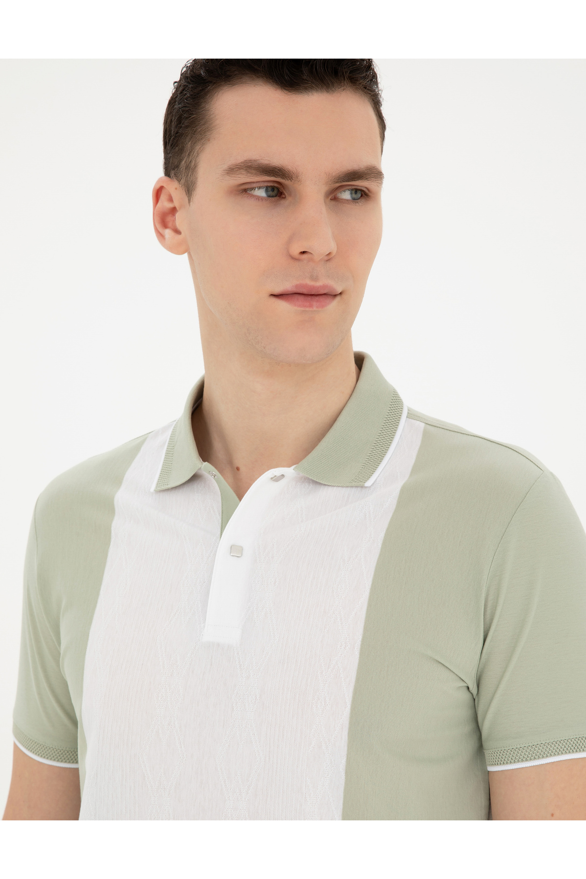 تیشرت یقه پلو مردانه راسته آستین کوتاه | پیر کاردین Pierre Cardin G021SZ011.000.1844872 - تصویر 2