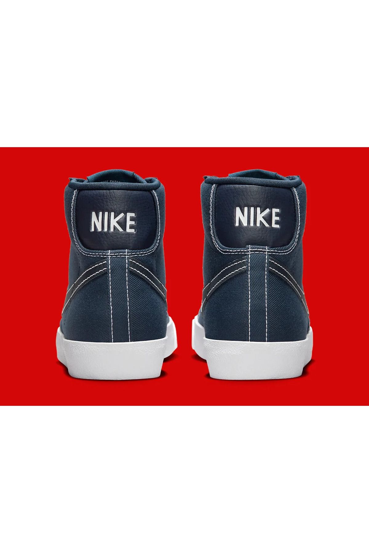 کفش های فضای باز آبی زنانه Blazer Mid '77 Banas Navy Blue Nike