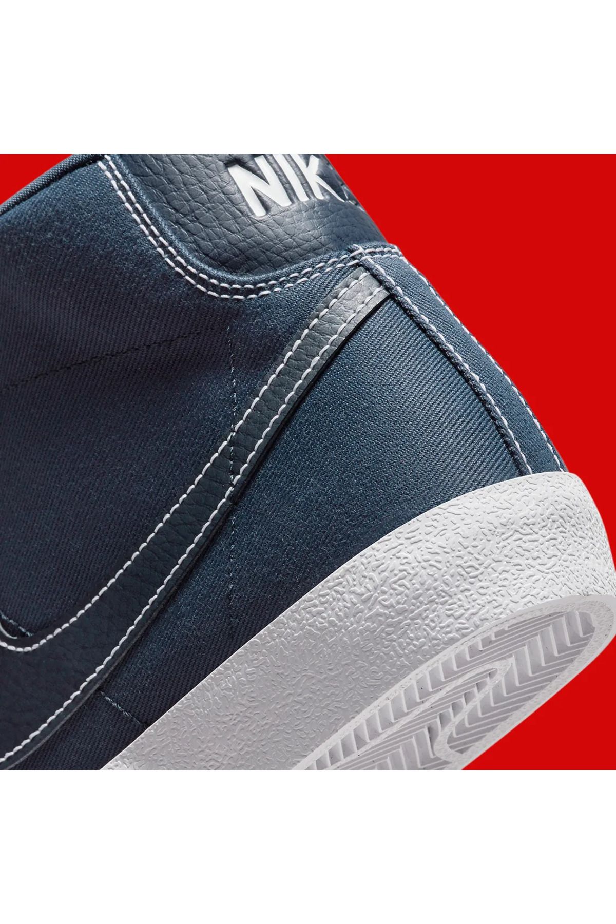 کفش های فضای باز آبی زنانه Blazer Mid '77 Banas Navy Blue Nike