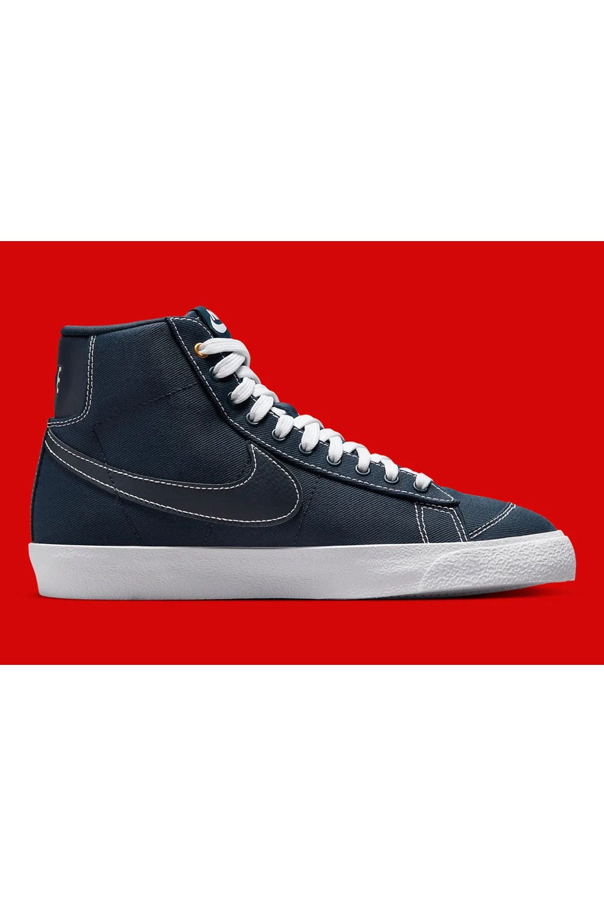 کفش های فضای باز آبی زنانه Blazer Mid '77 Banas Navy Blue Nike