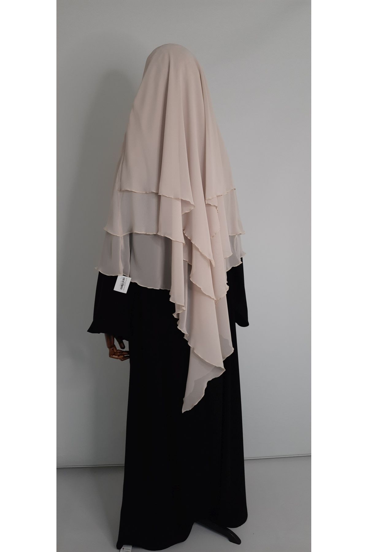 R&S modibone-Nude Colored 3-Layer Multi Siphon Souffle Scarf - Hijap Middle 3