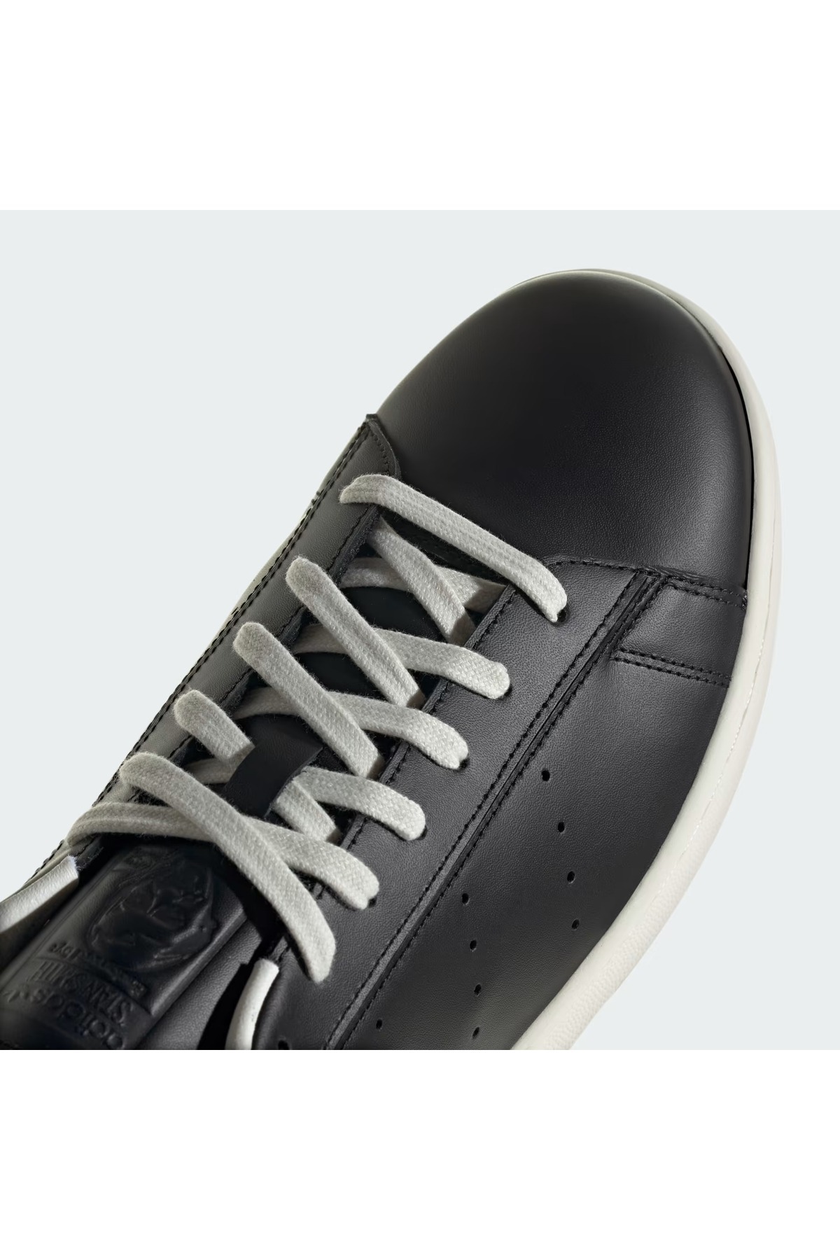 کفش adidas آدیداس اسپرت مردانه چرم طبیعی مشکی Stan Smith ID2038 اورجینال - تصویر 8
