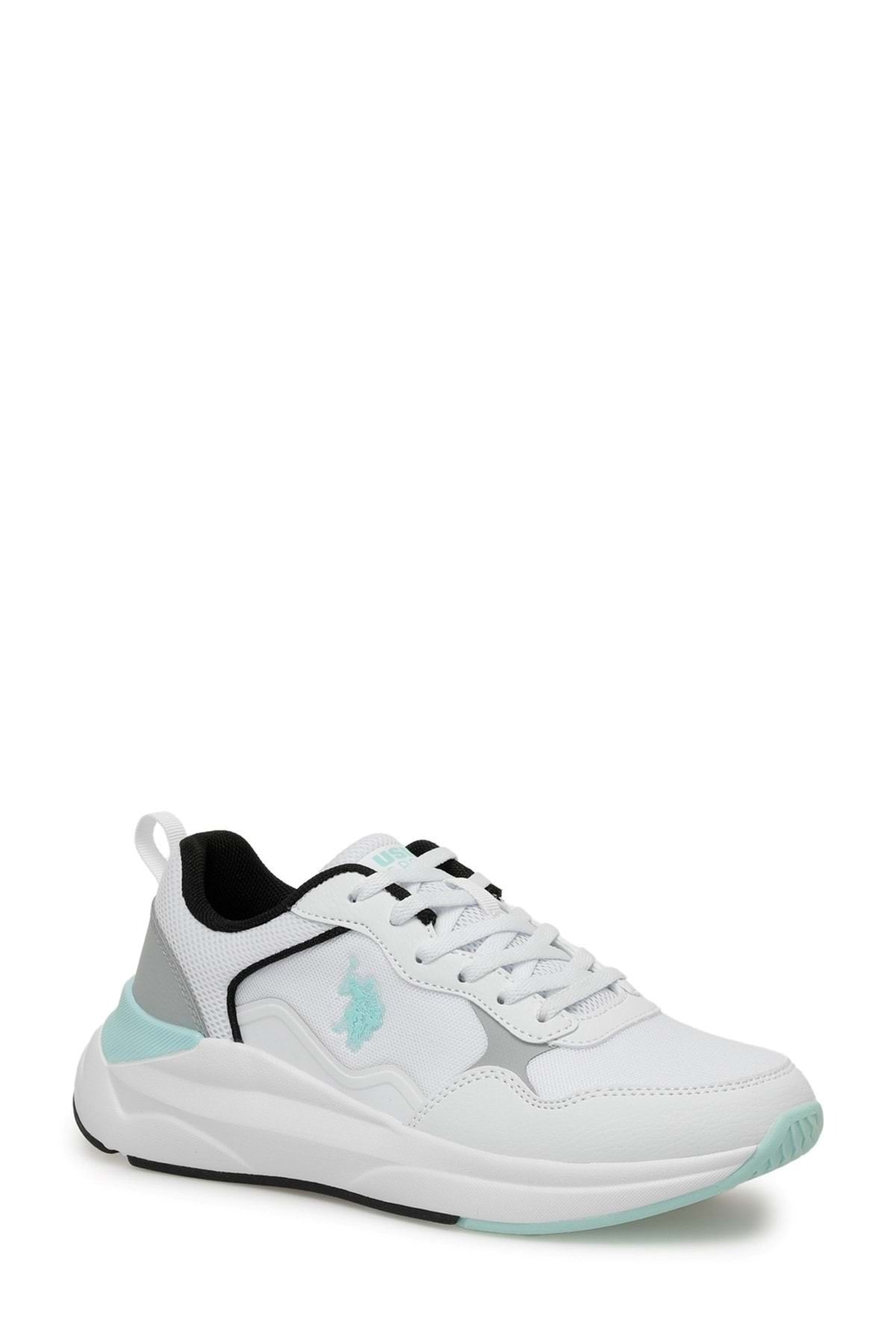 کفش پیاده روی سفید زنانه پایه. چوگان Assn. 4fx رنگ U.S. Polo Assn.