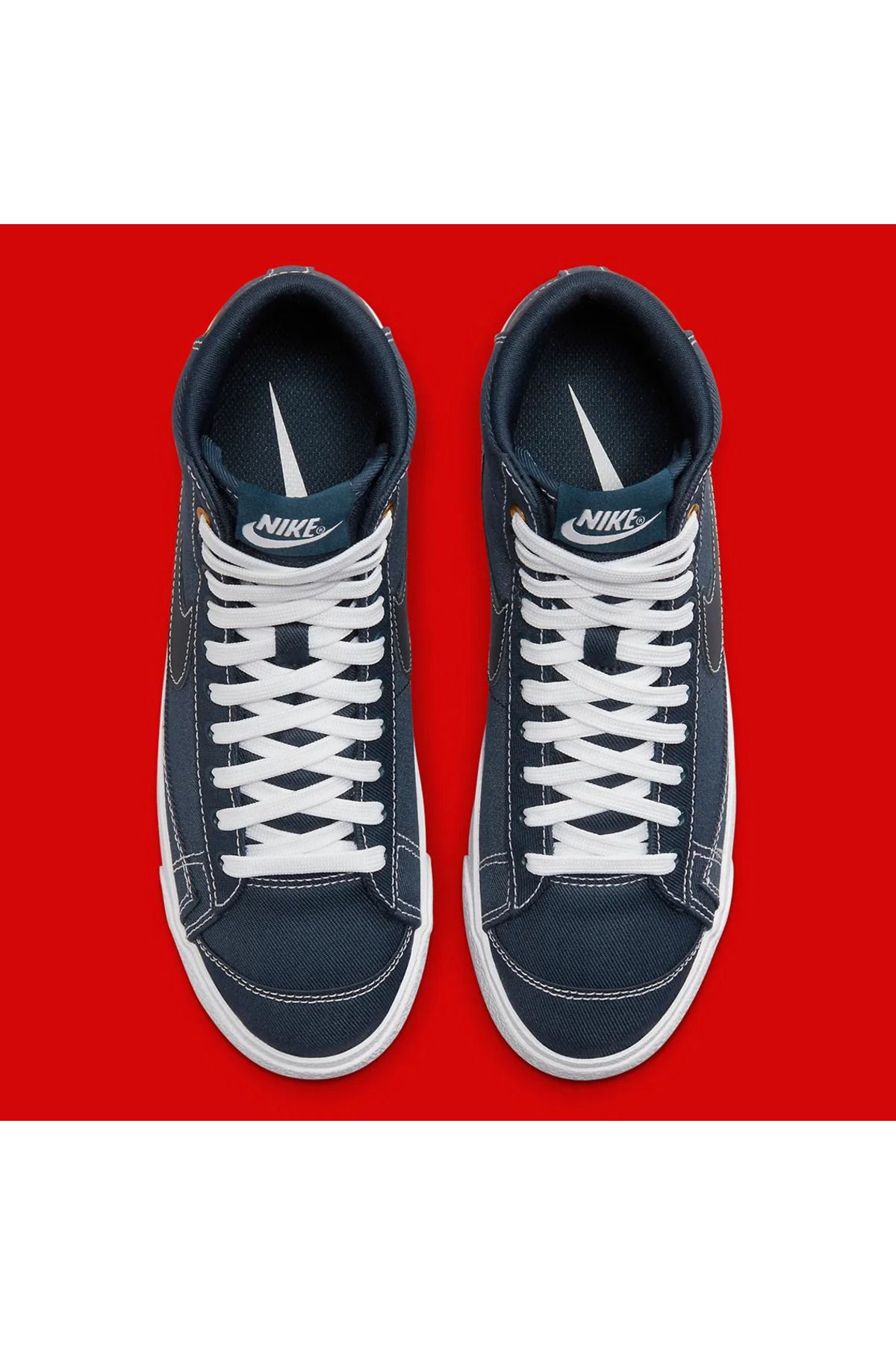 کفش های فضای باز آبی زنانه Blazer Mid '77 Banas Navy Blue Nike