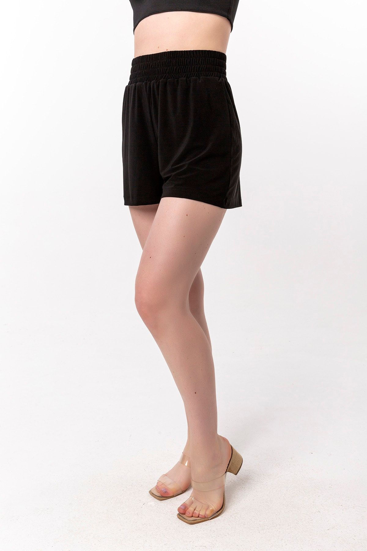 Laranor-Elastic Waist Shorts 5