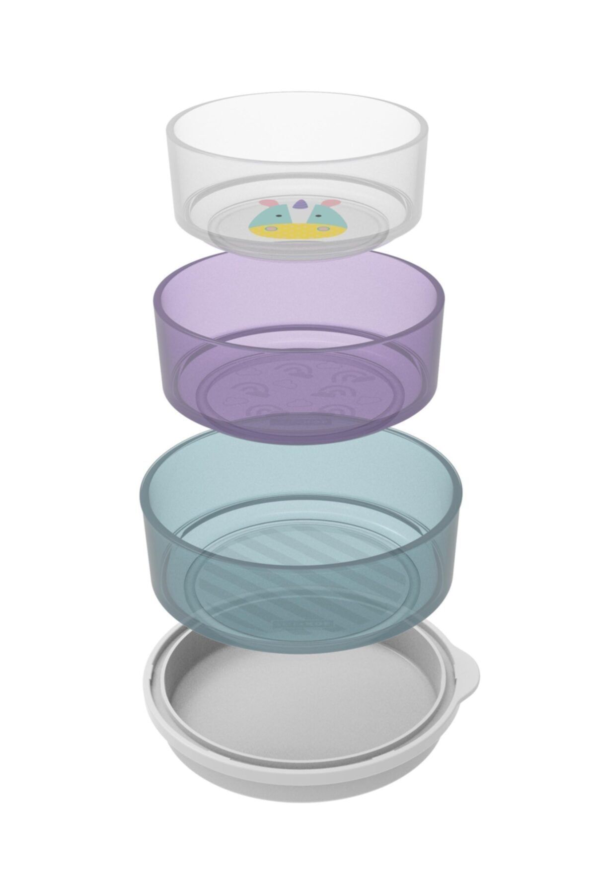 Skip Hop-Zoo Unicorn Non-Slip Bowl Set 4
