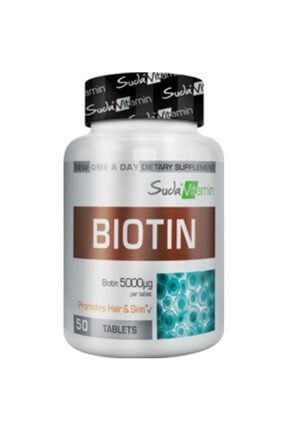 Biotin 5000 Mcg Takviye Edici Gıda 50 Tablet D56452