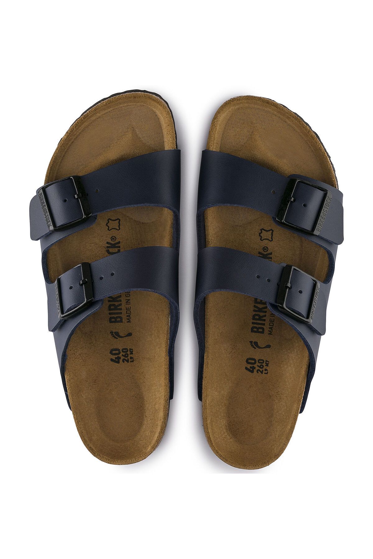 Birkenstock-Arizona Blaue Hausschuhe00051753 3