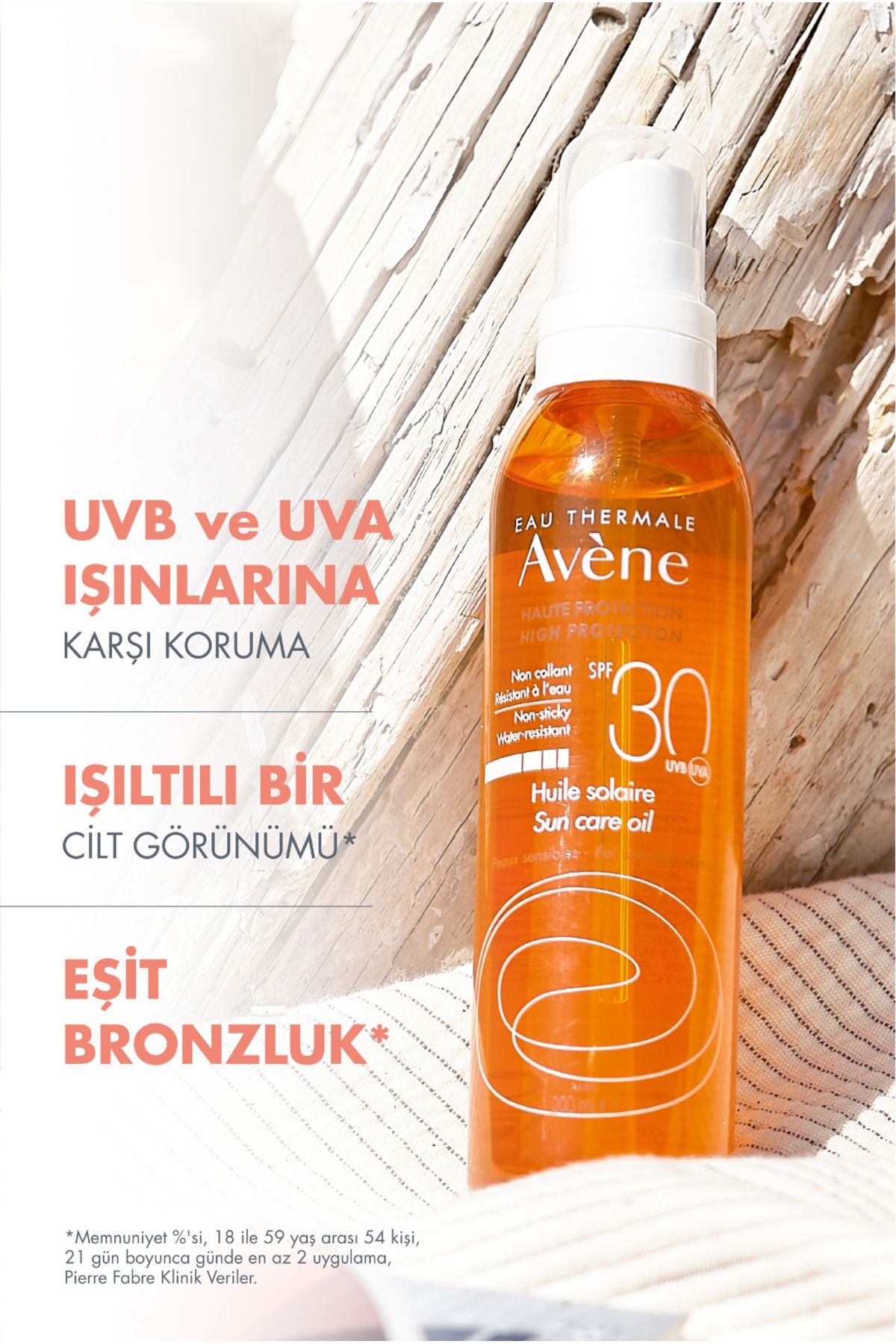روغن بدن آفتاب SPF 30+ مناسب برای انواع پوست 200 میلی لیتر Avene
