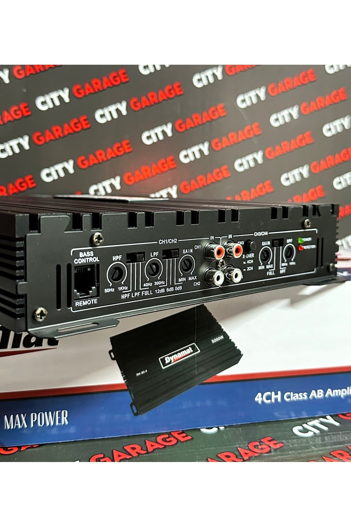 Dynamat-RK-80.4 5000 WATT AUTO SOUND AMP - 4 OHM, 80 RMS, "WITH BAS CONTROL GIFT" 4