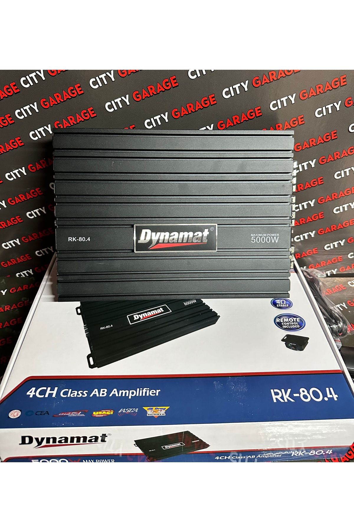Dynamat-RK-80.4 5000 WATT AUTO SOUND AMP - 4 OHM, 80 RMS, "WITH BAS CONTROL GIFT" 2
