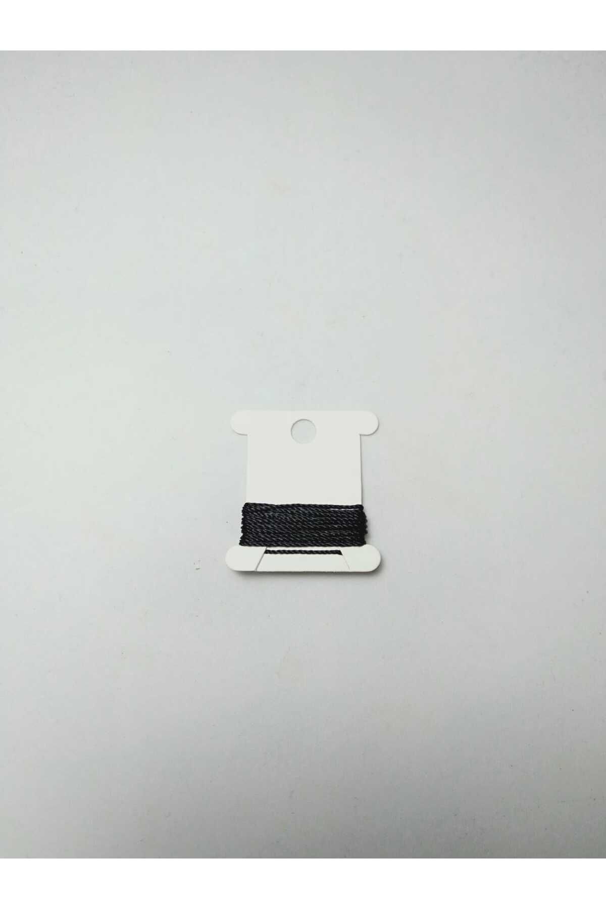 0.8 Mm 1 Metre Tesbih İpi Siyah