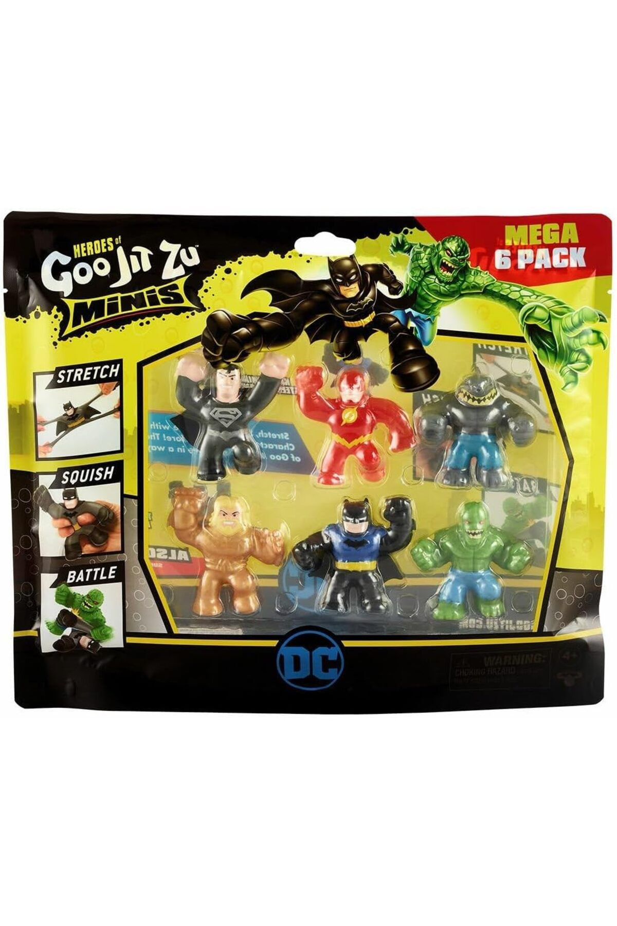 Tower Toys GJD02000 GooJitZu DC Mini 6lı Paket DC süper