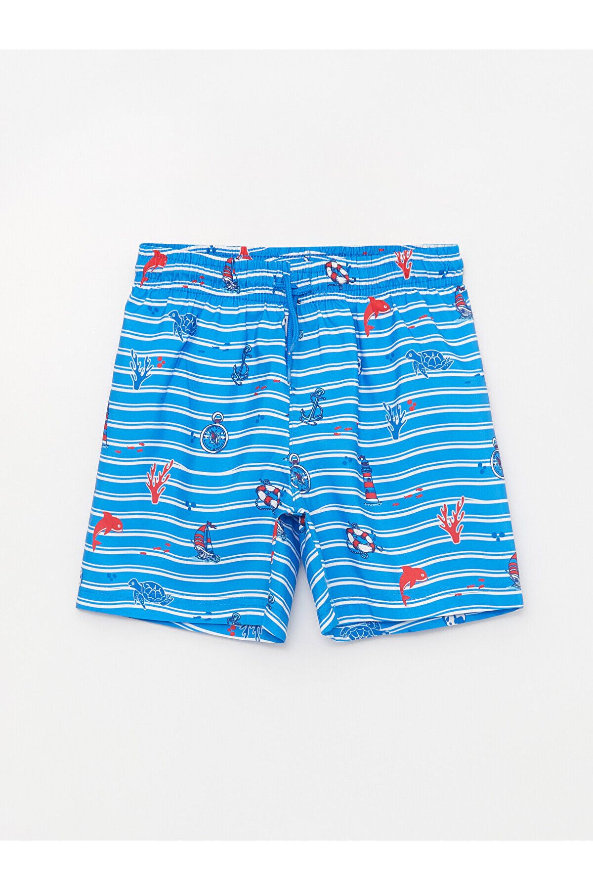 LC Waikiki-LCW ECO Boy's Swim Shorts with Elastic Waist 1