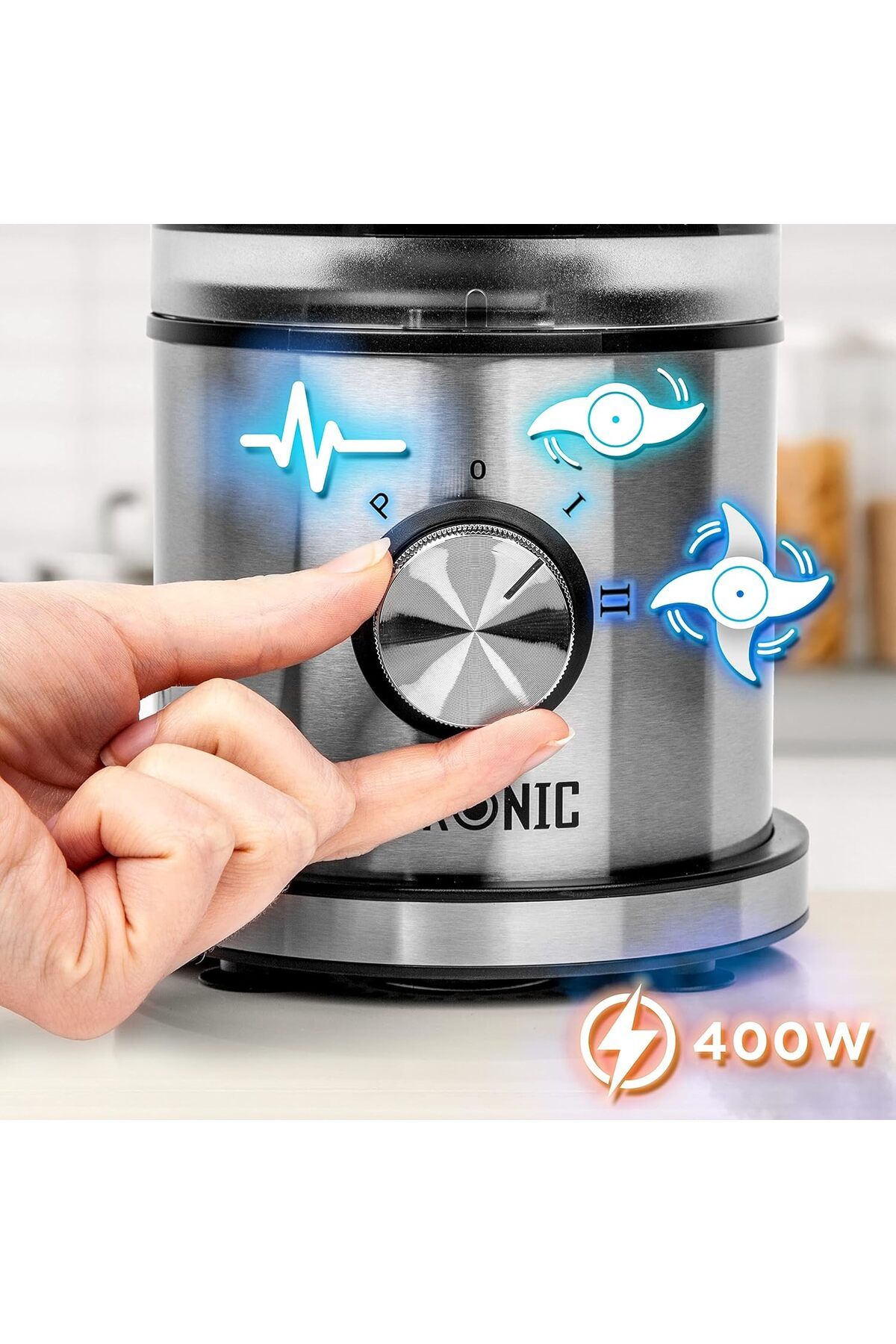 Duronic-Mini Food Processor - 2 in 1, Fast and Comprehensive Practical Embroidered Solution 3