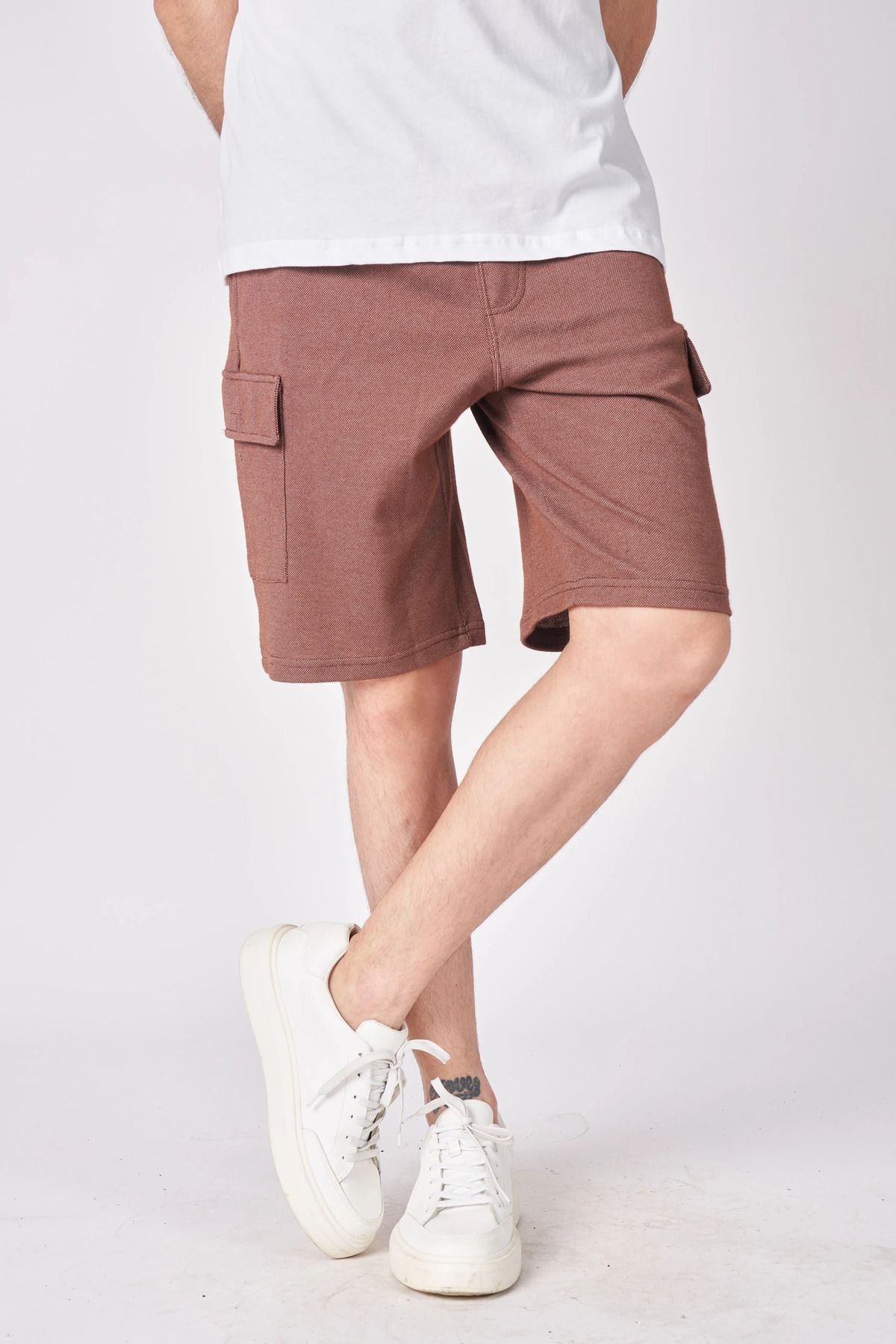 defys-Men's Textured Oversize Bermuda 1