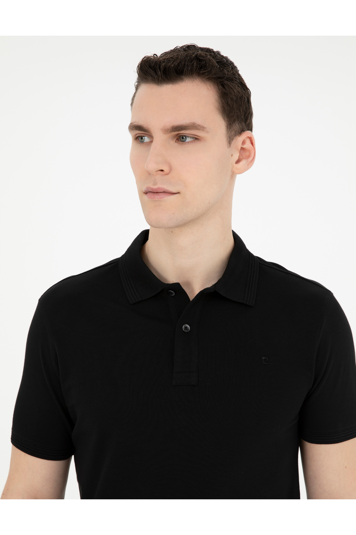 پولوشرت مردانه راسته آستین کوتاه | پیر کاردین Pierre Cardin G021GL011.000.1822564 - تصویر 2