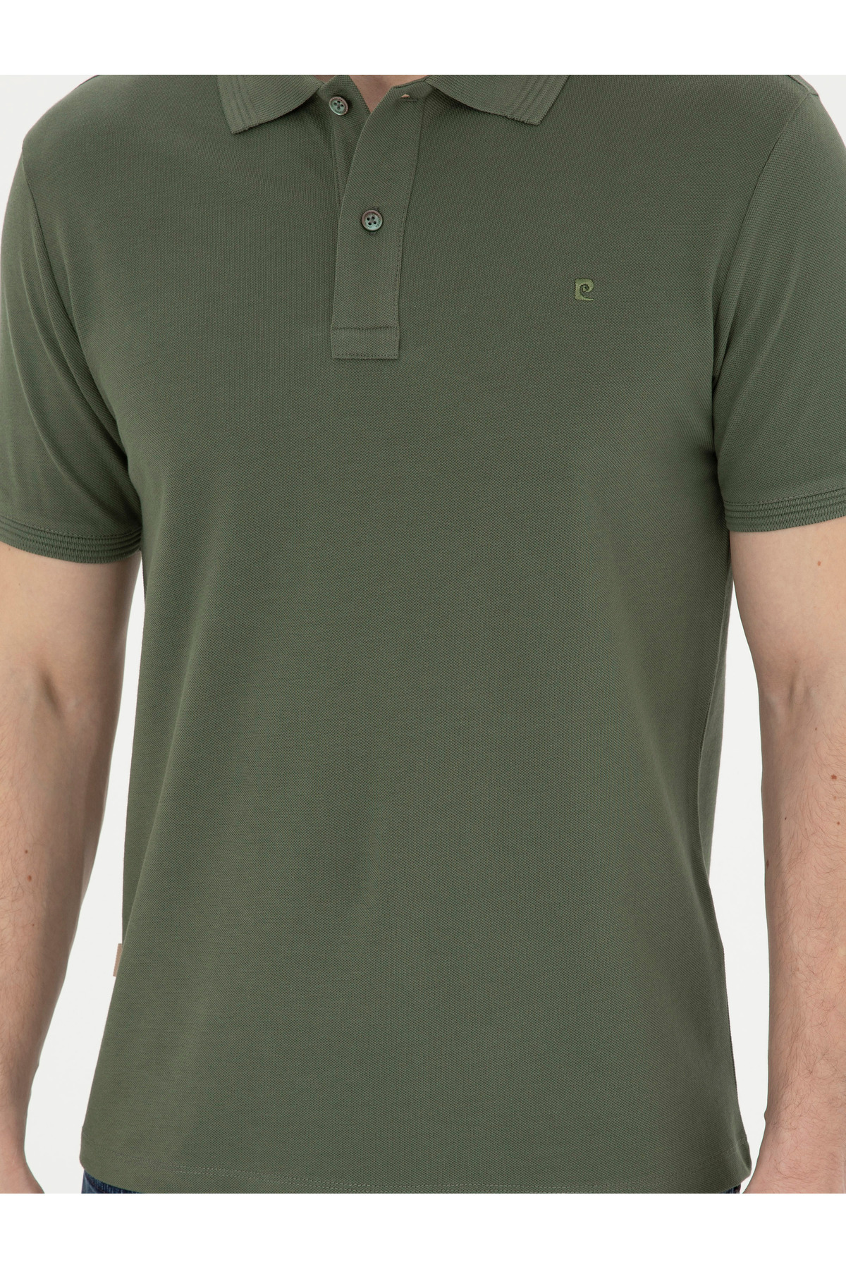 پولوشرت پیر کاردین مردانه 100% پنبه خاکی لایسنس دار- تحت لیسانس راسته Slim Fit/اسلیم فیت    Slim/اسلیم فیت کژوال/روزمره | Pierre Cardin G021GL011.000.1822564 TR - تصویر 5