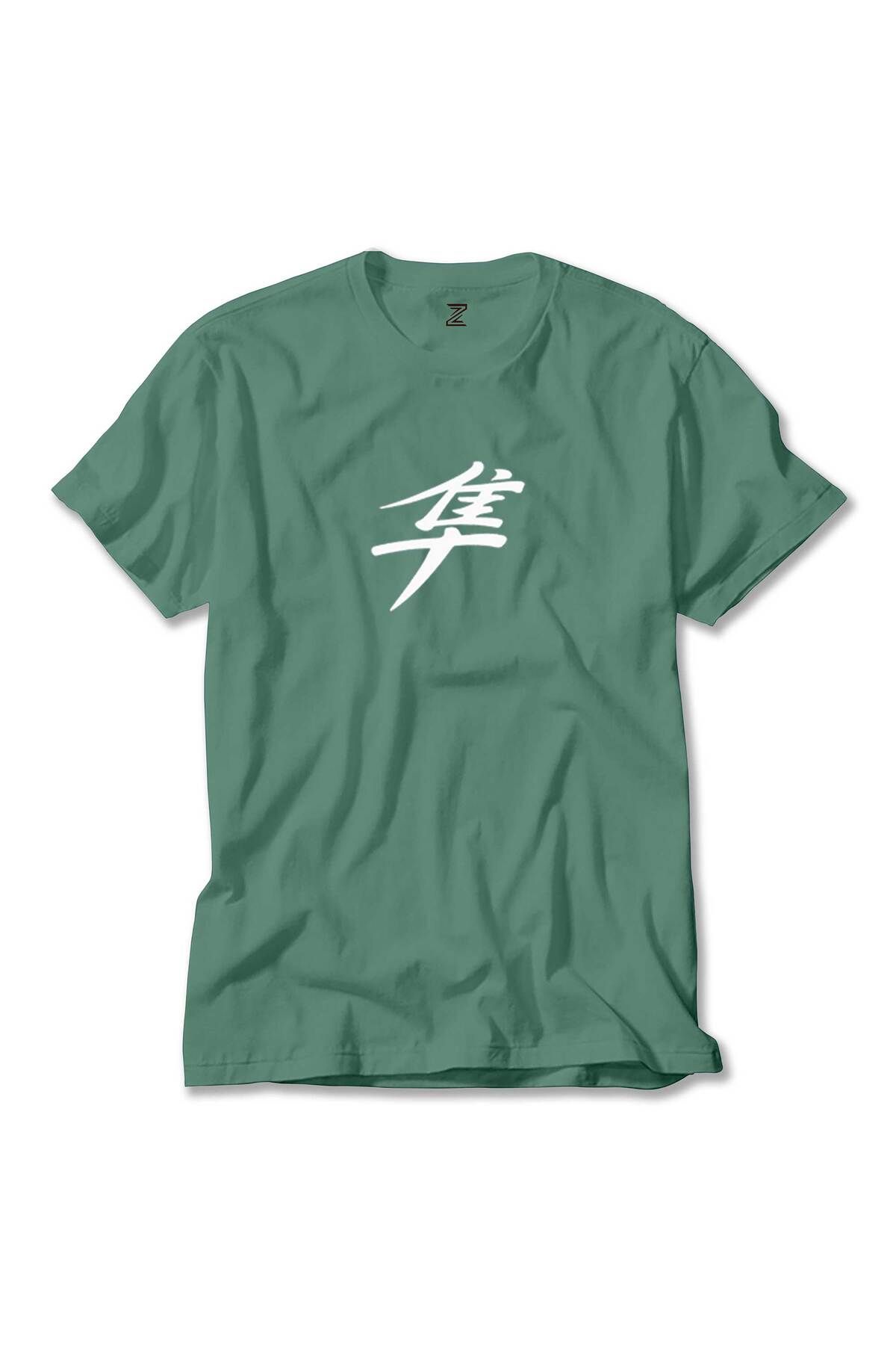 Z zepplin Tricou Verde Hayabusa Logo Alb Unisex - M