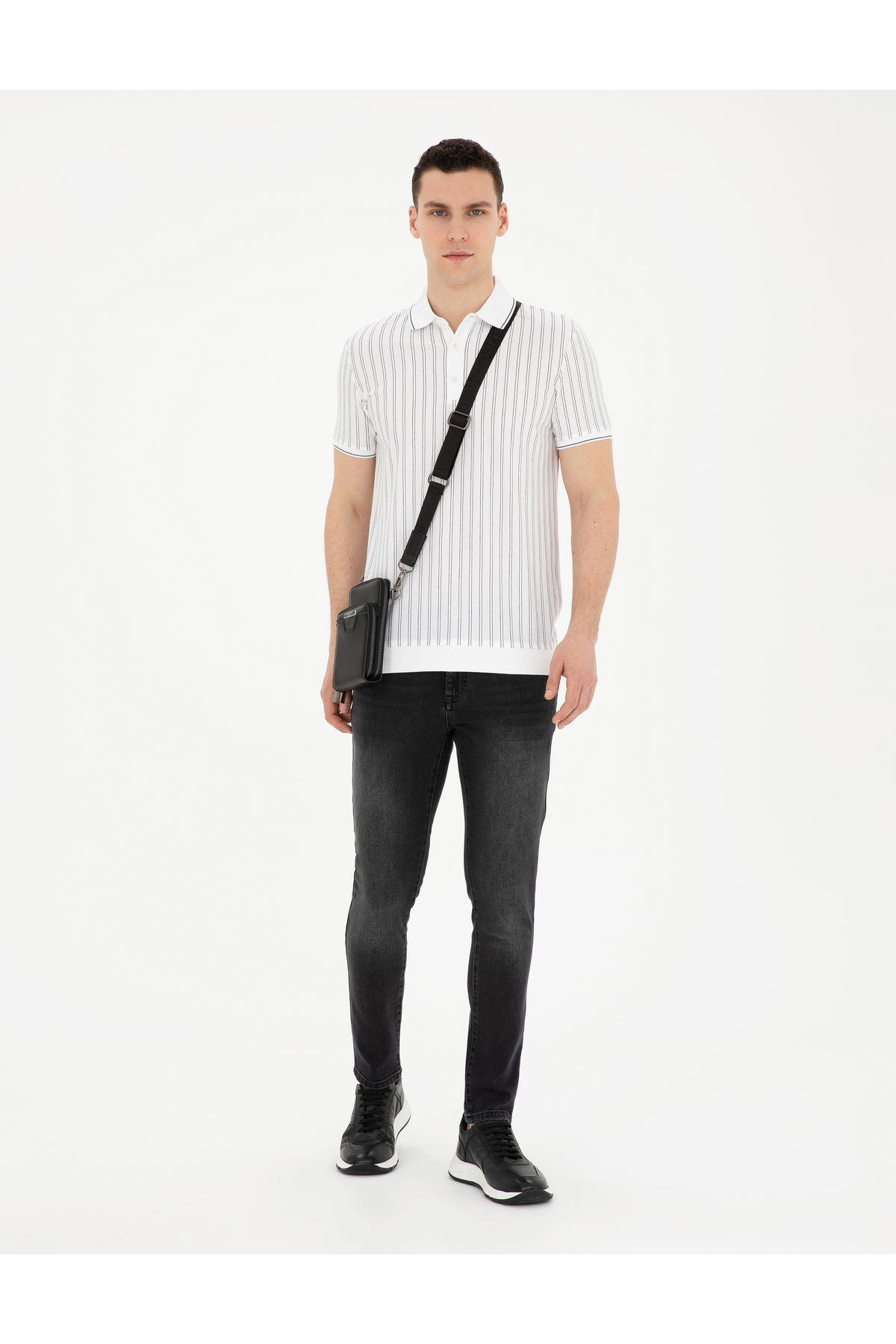 تیشرت یقه پلو مردانه راه راه آستین کوتاه | پیر کاردین Pierre Cardin G021SZ011.000.1844806 - تصویر 4