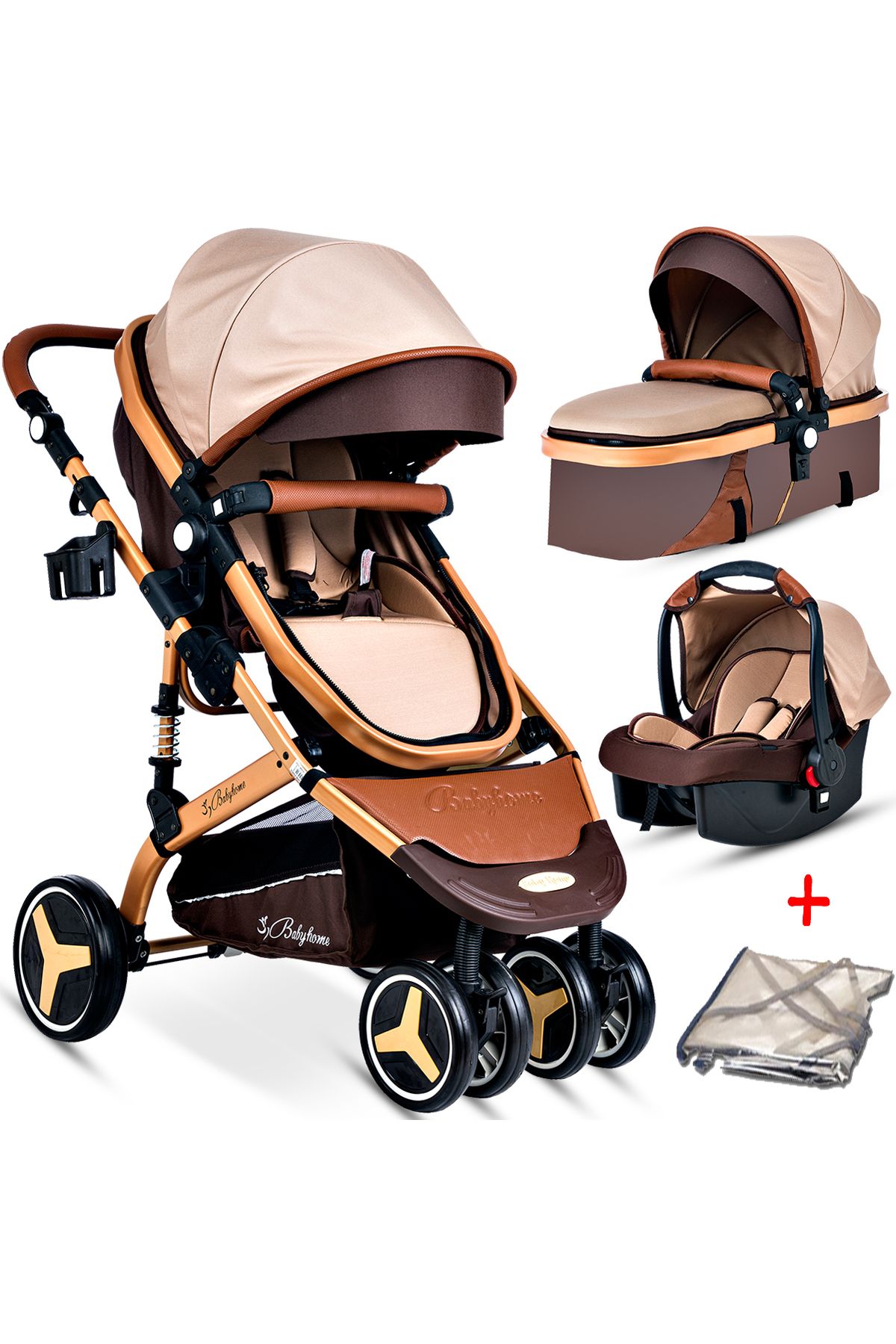 Детская коляска Baby Home 945 с амортизатором Travel Travel System 000007.000052_945