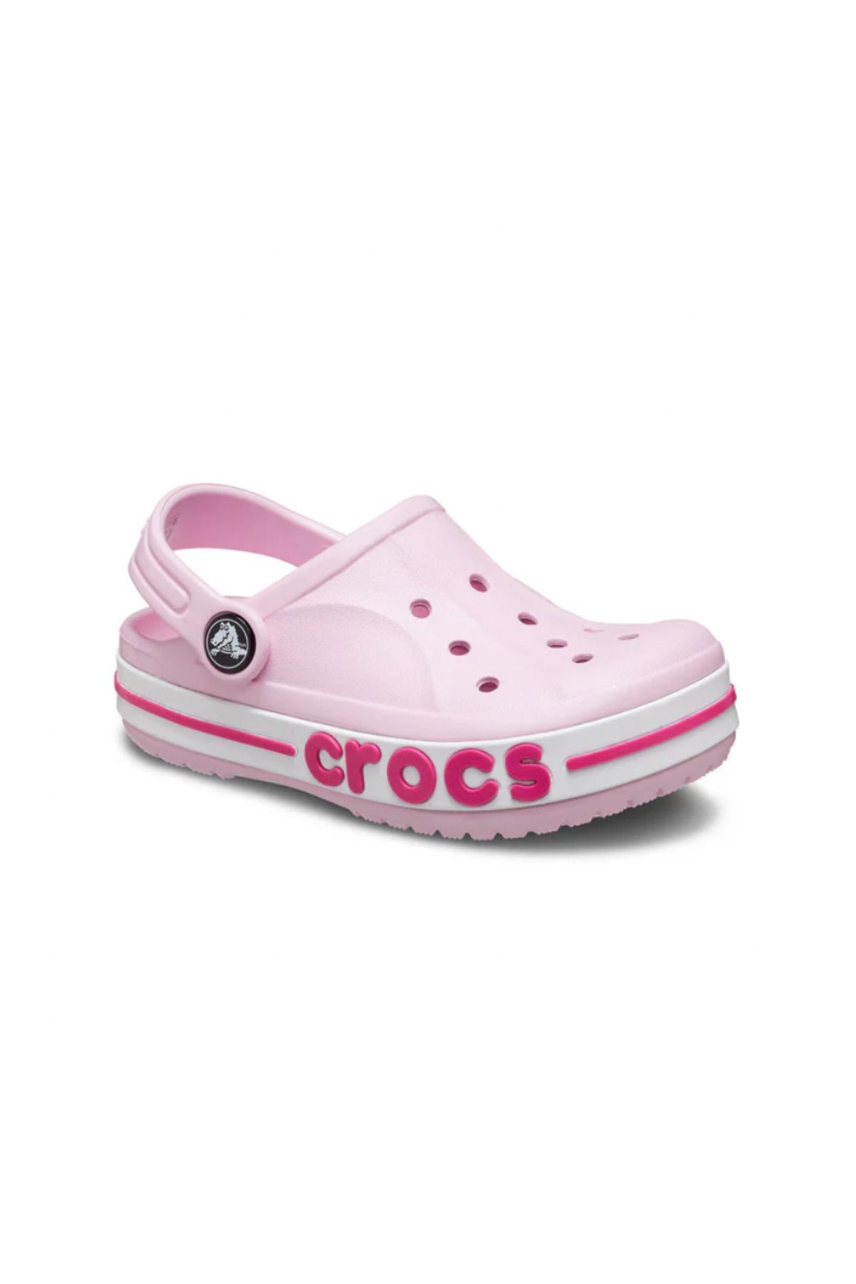 Детские тапочки Crocs Ballerina Pink/Candy Pink Сабо Bayaband T CR1860