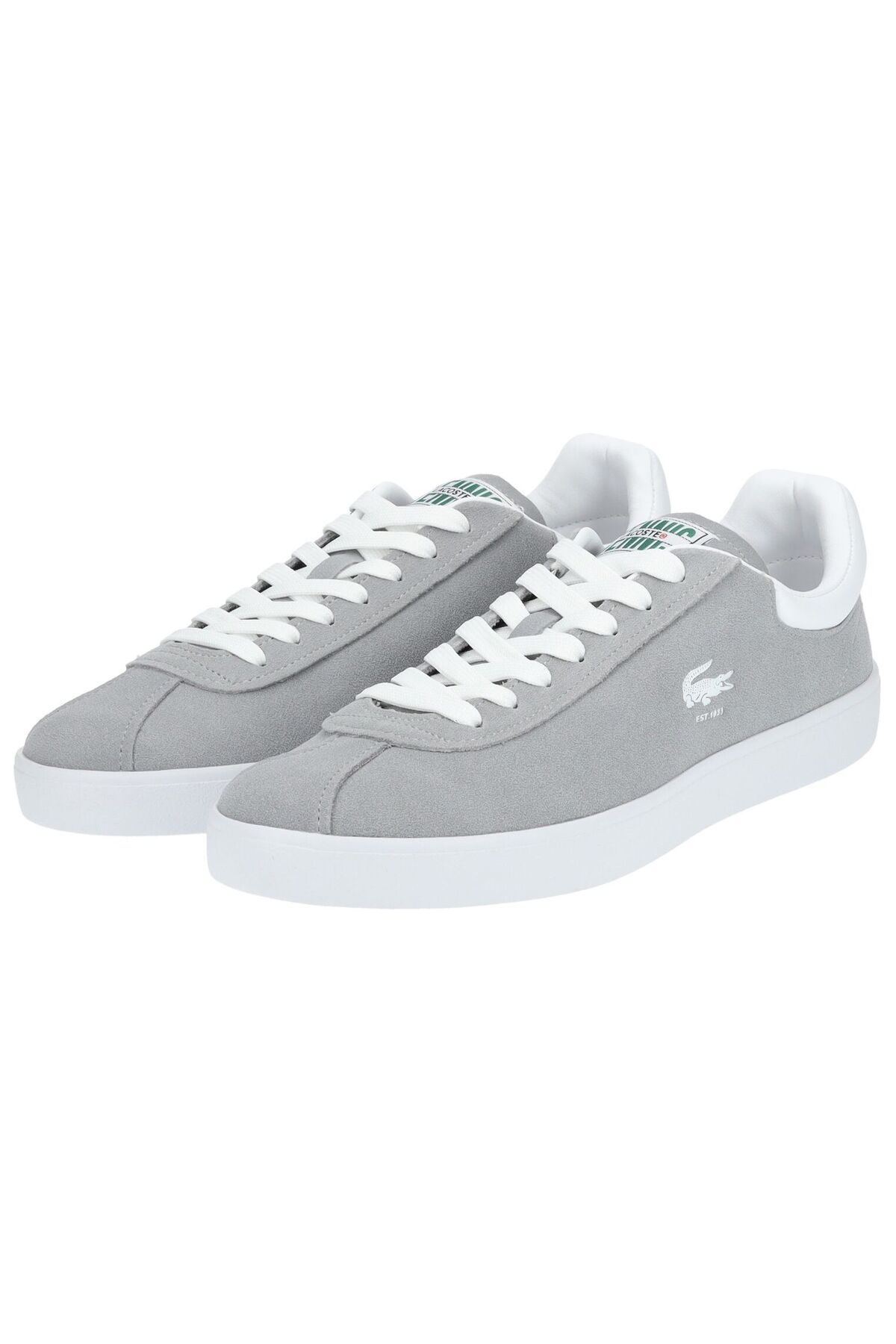 Grey lacoste sneakers hotsell