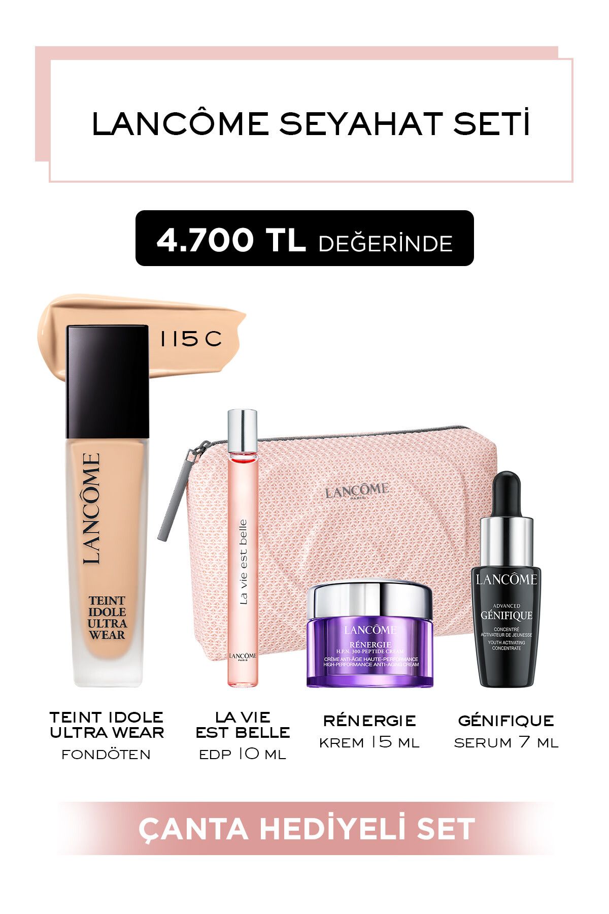 Дорожный набор Lancome - Teint Idole Ultra Wear 115C 7829999999151 VB829151