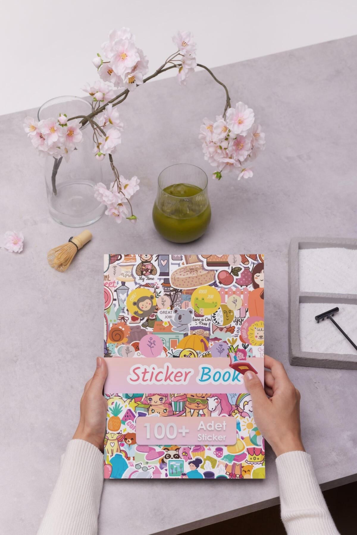 Postifull-Vintage Label Set - 120 Large Size Labels, Sticker Book and Notebook, Bullet Journal and Daily Use 6