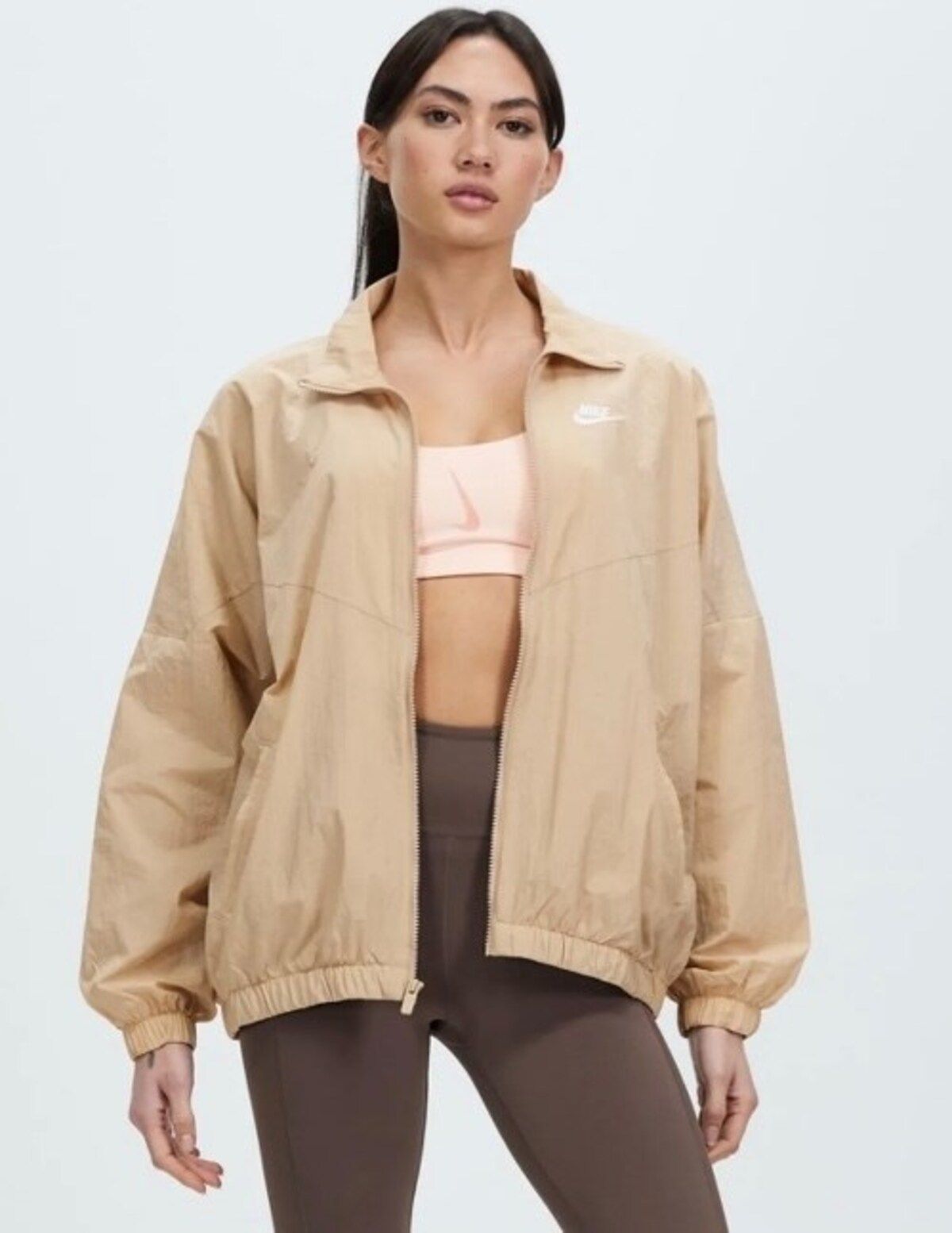 Nike Women s Essential Windrunner Jacket Full Zip Woven Sportswear Trendyol