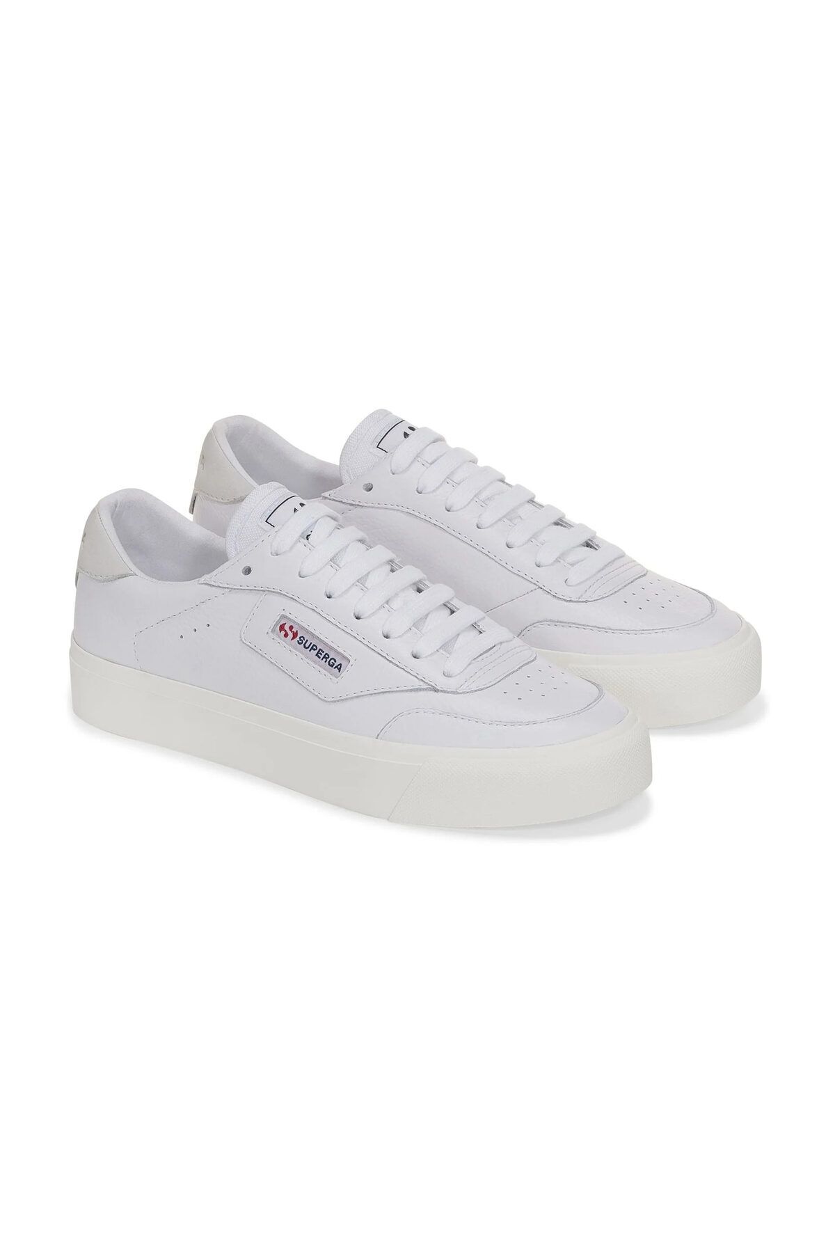 Superga 3843 Court Unisex Beyaz Sneaker Cocuk Ayakkab