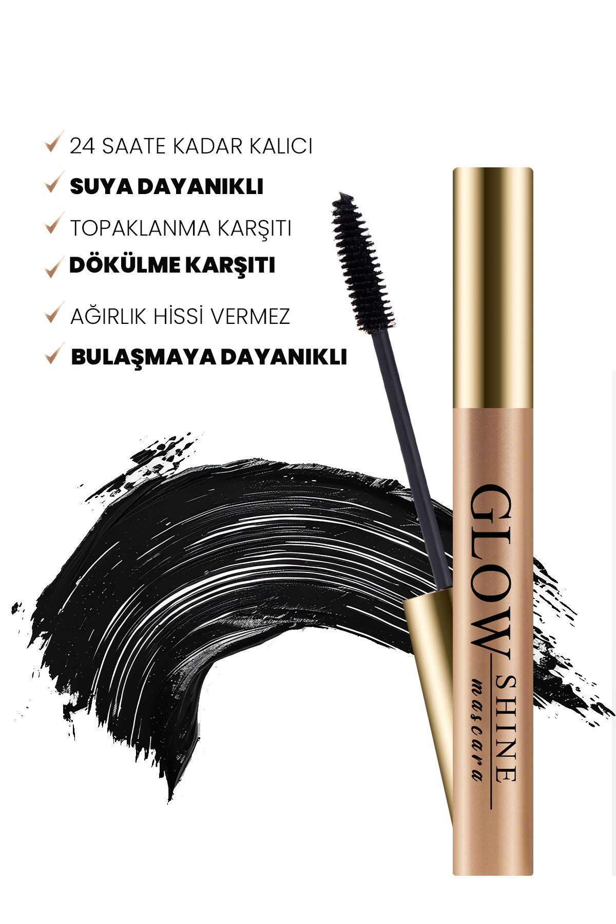 PROCSIN-GLOW SHINE Nourishing Mascara with Volume and Length Feeding Baicapil 10 ml 4