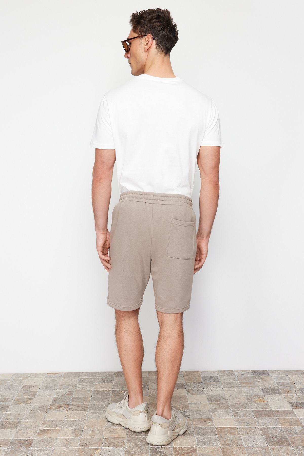 Trendyol Collection-Text Printed Regular Cut Shorts and Bermuda - TMNSS24SR00056 6