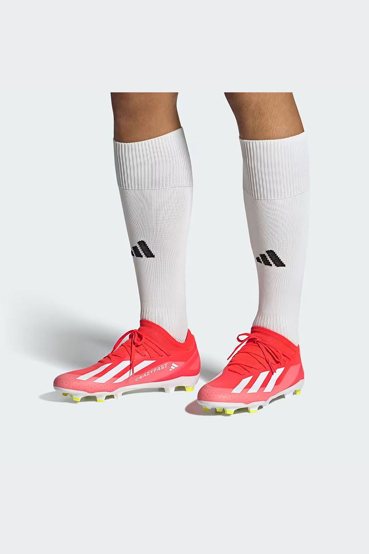کرمپون قرمز مردانه فوتبال Crampon X Crazy League IE2377 adidas