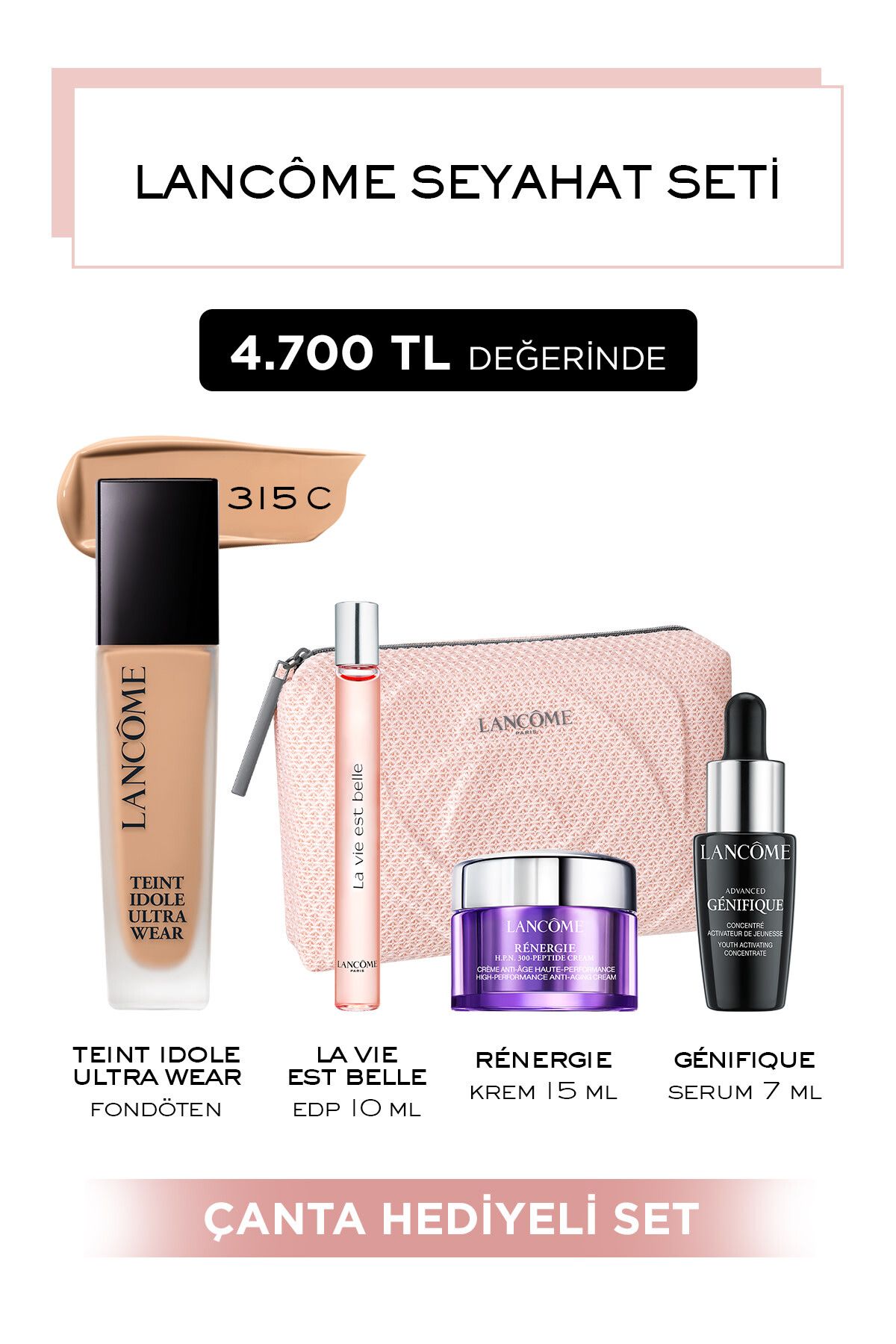 Набор для путешествий Lancome - Teint Idole Ultra Wear 315C 7829999999153 VB829153