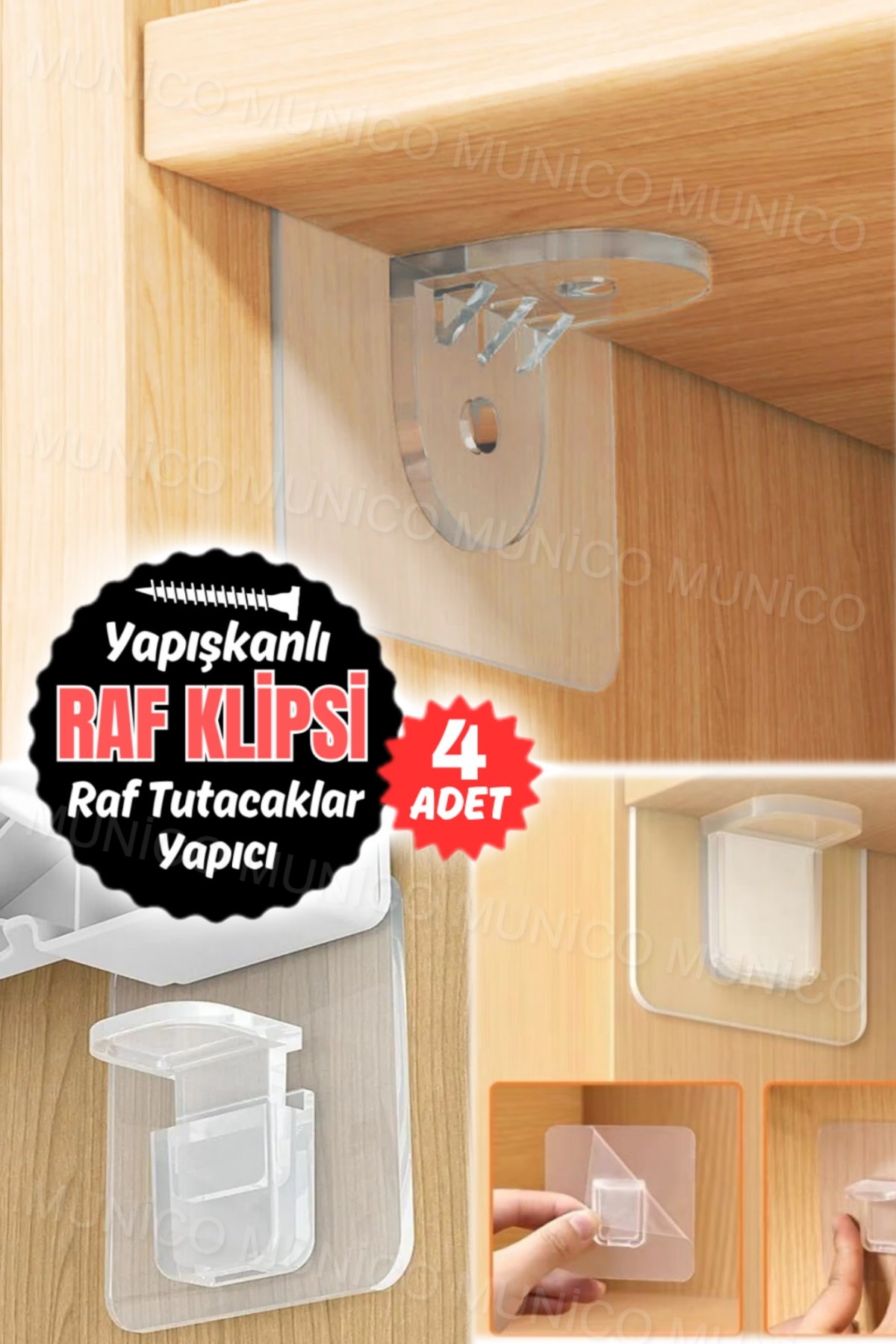 4Pcs Self Adhesive Cabinet Rack Maker Corner Apparatus Rack Holder Support Shelf Base Spacing Holder