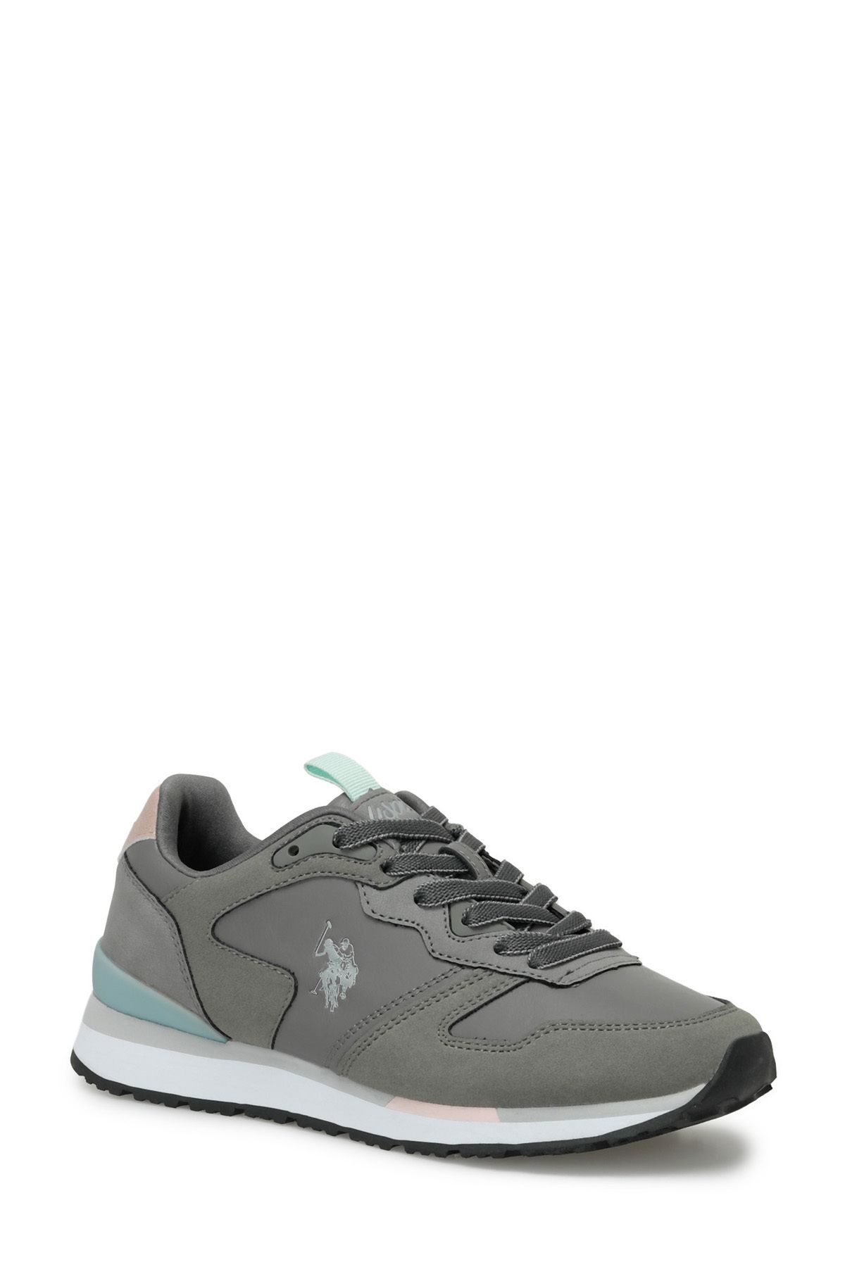 اسنیکر خاکستری زنانه کفش ورزشی مونو 3PR U.S. Polo Assn.