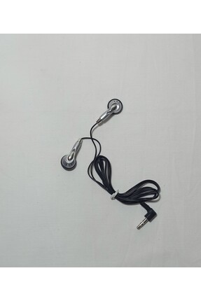 Karahanlı Butik Mikrofonsuz Aux jacklı siyah kulaklık 1 Metre