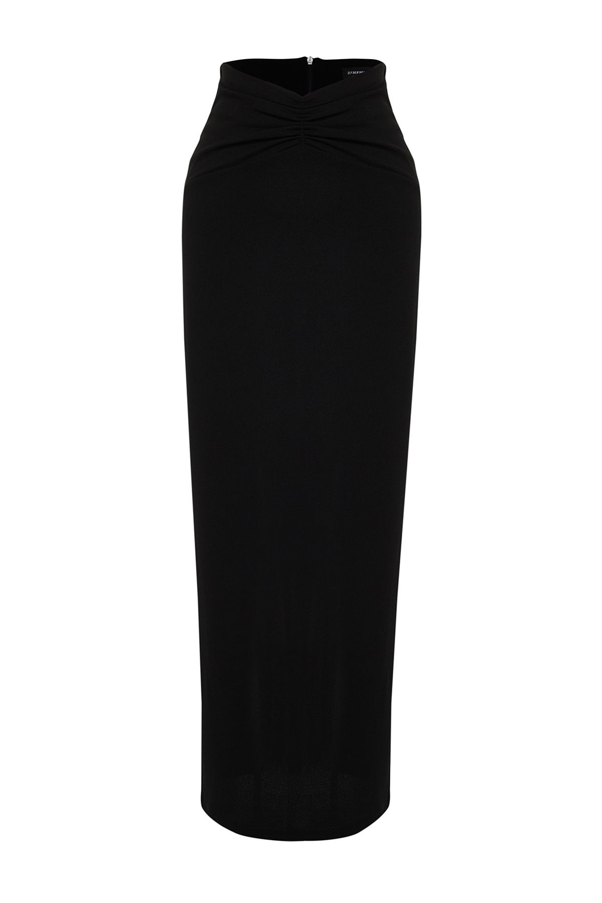 Trendyol Collection-X Zeynep Tosun Black Orme Довга спідниця TCLSS24ET00001 9
