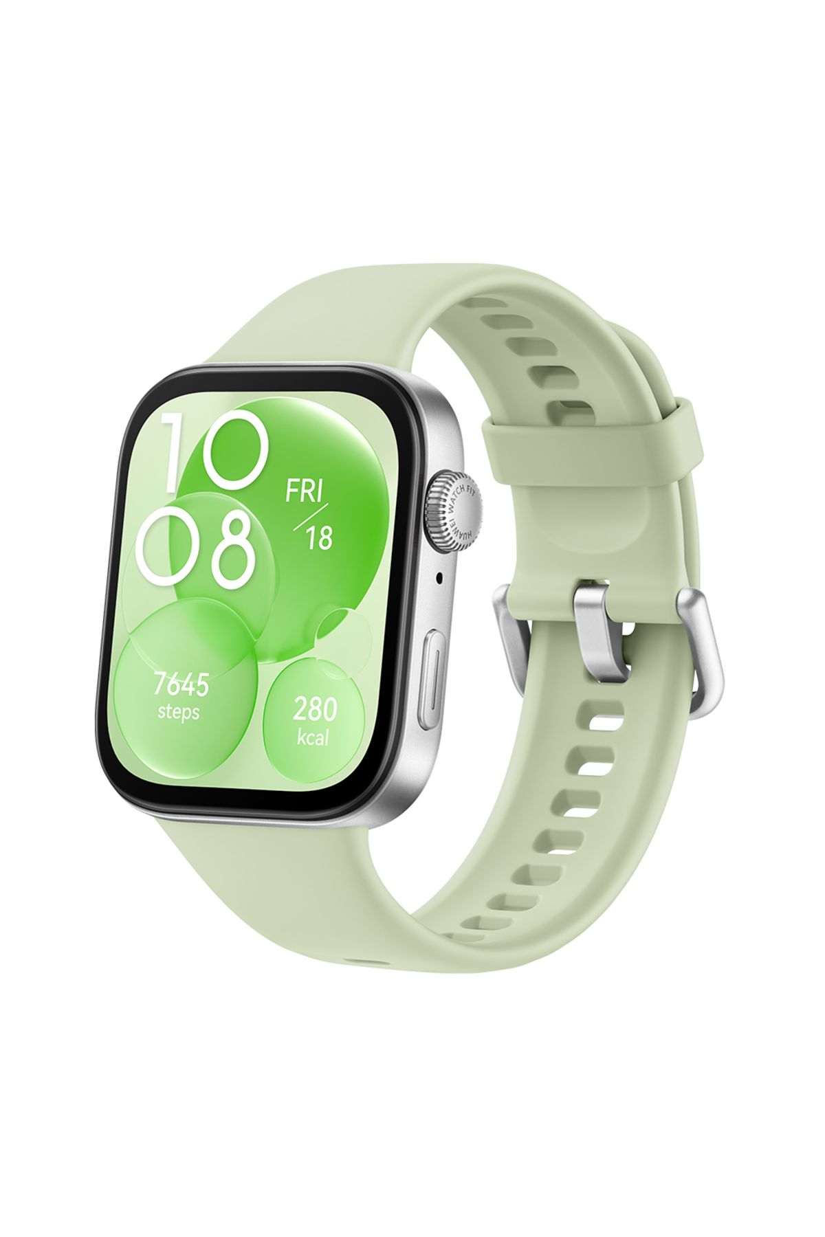 Huawei-WATCH FIT 3 - شاشة AMOLED مقاس 1.82 بوصة، تصميم فائق النحافة، متوافق مع iOS وAndroid، أخضر 2