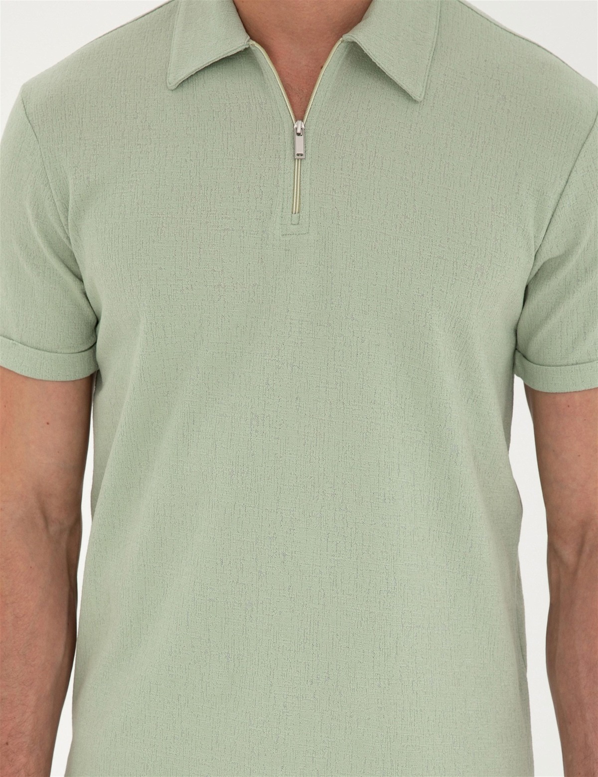 تیشرت مردانه سبز پیرکاردینPierre Cardin | 1923009.VR095 ELİFSU BUTİKHOME اورجینال - تصویر 6