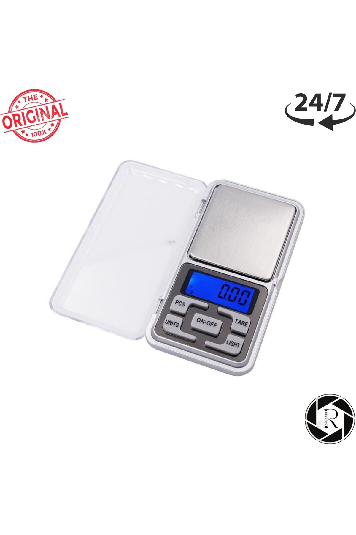 REVOPRO Dijital Hassas Elektronik Kuyumcu Cep Tartı 200 Gr / 0.01 Gr mutfak terazisi