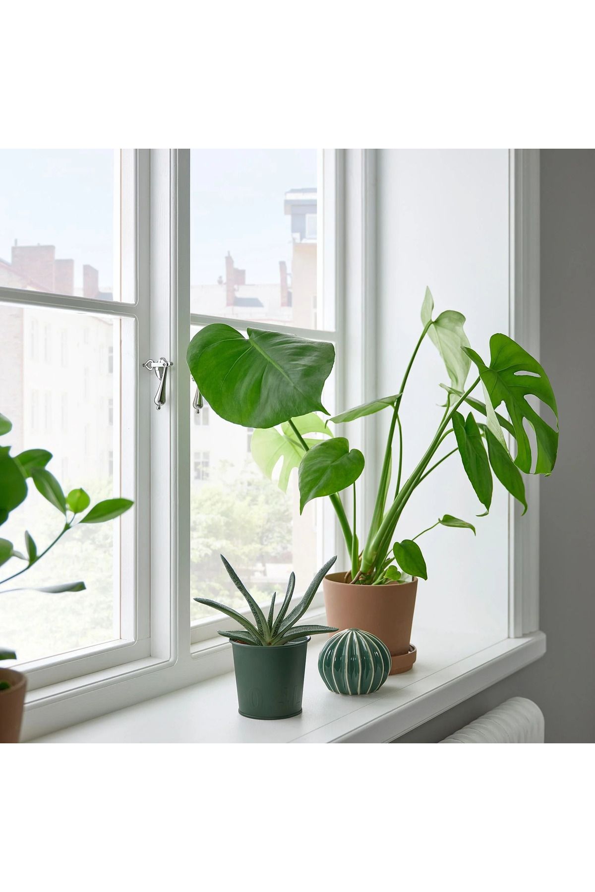 IKEA-Åkerbär Dark Green 9 cm Steel Flower Pot 2