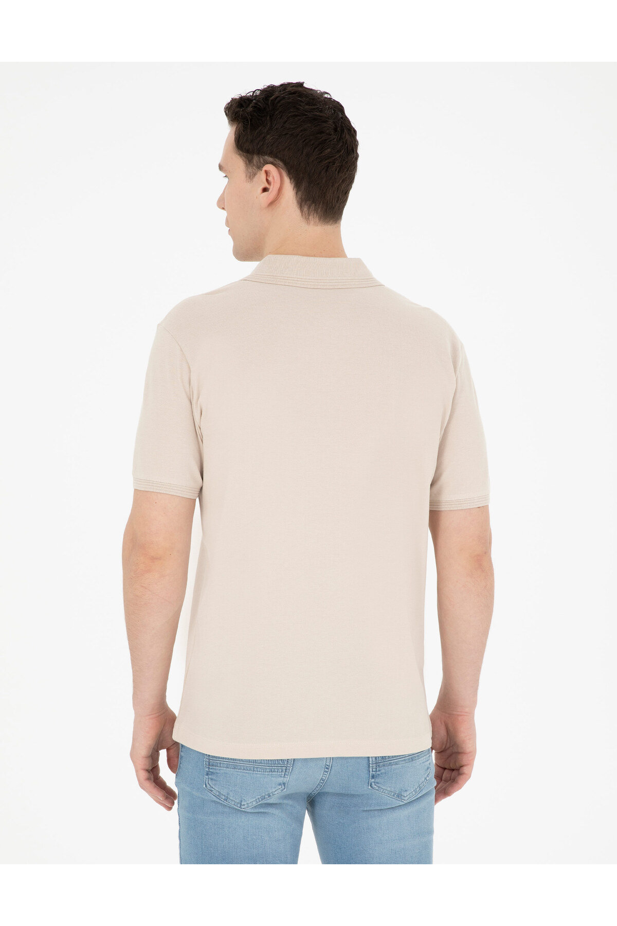 پولوشرت مردانه راسته آستین کوتاه | پیر کاردین Pierre Cardin G021GL011.000.1822564 - تصویر 4