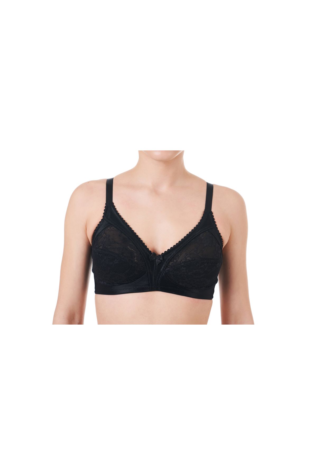 Deborah Non wired Recovery Lace Bra Black 6430 Trendyol